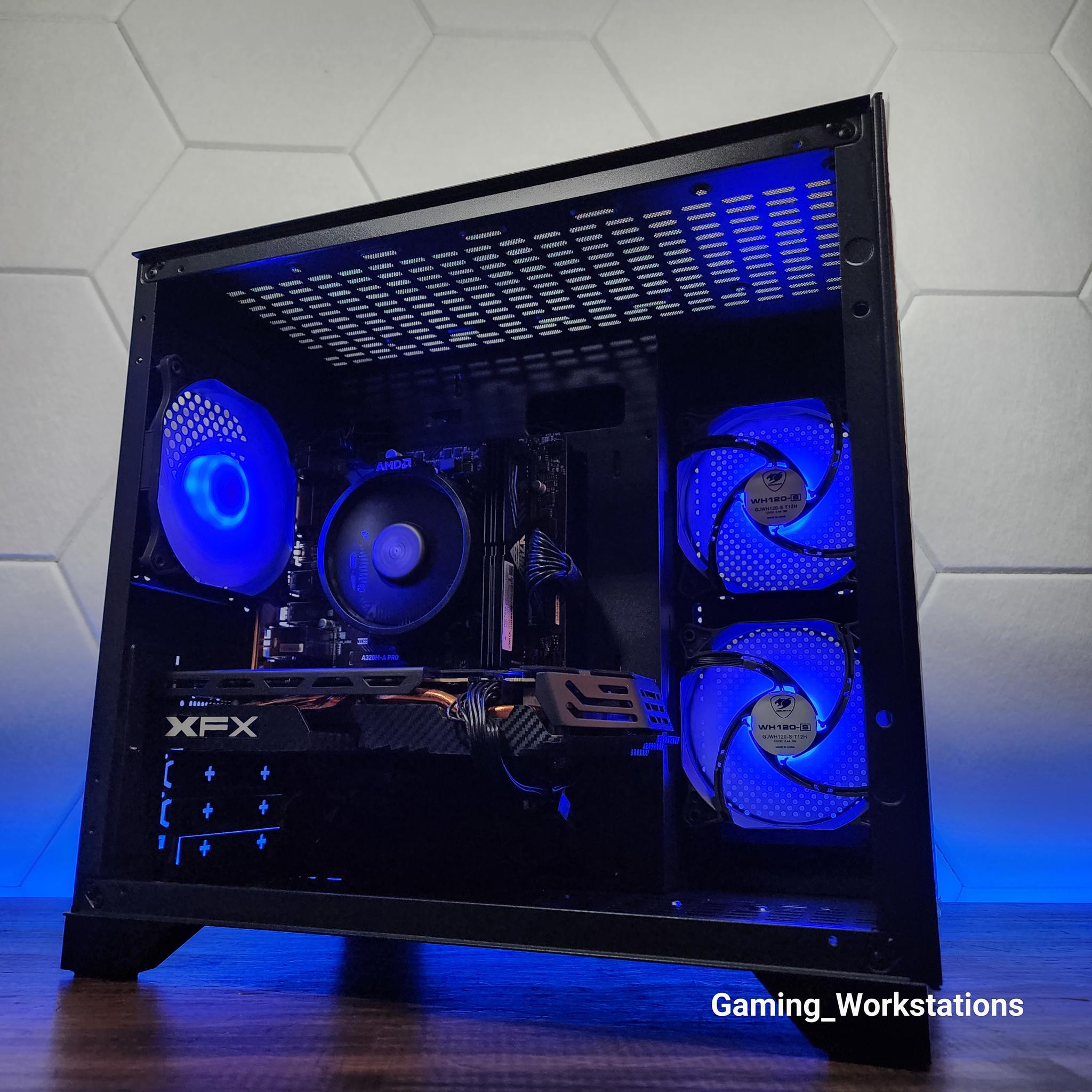 💙🖤💜 XFX RX 580 8GB // AMD Ryzen 5 1600AF // Neo Forza 16GB 3600MHz