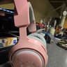 EASARS Cat Ear Headset, Pink Gaming Headset with Retractable Mic