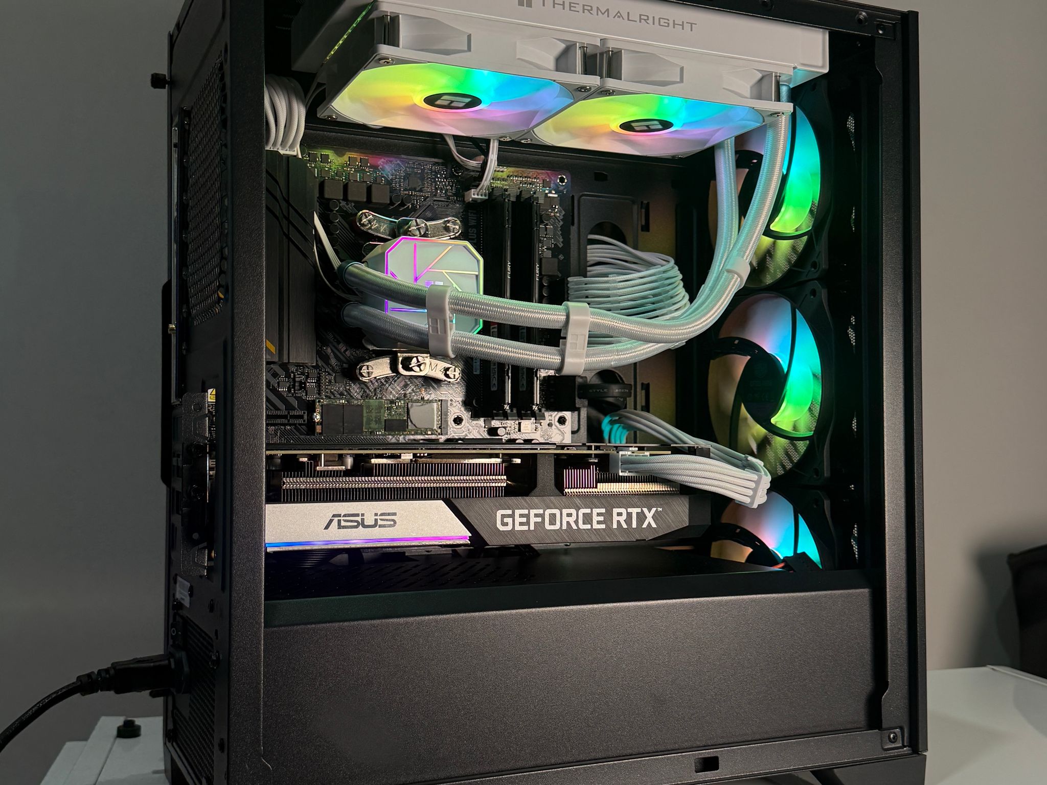 1440p High FPS White🔸RTX 3060ti🔸16gb Memory | 240mm Liquid Cooled AIO