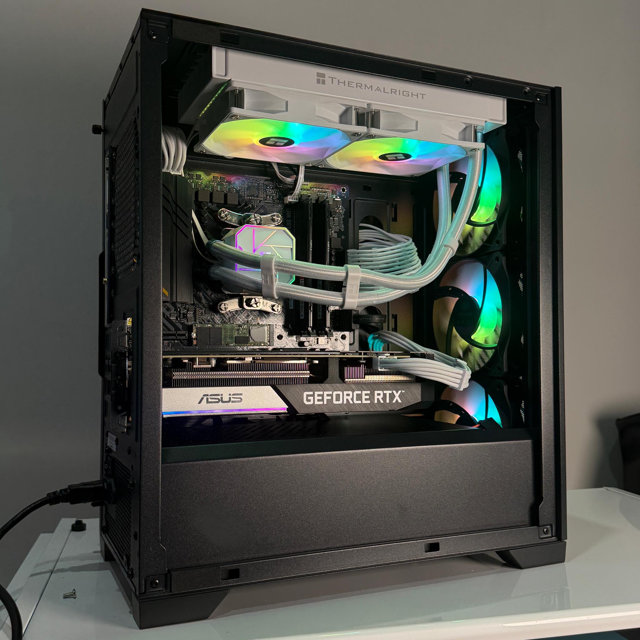 1440p High FPS White🔸RTX 3060ti🔸16gb Memory | 240mm Liquid Cooled AIO