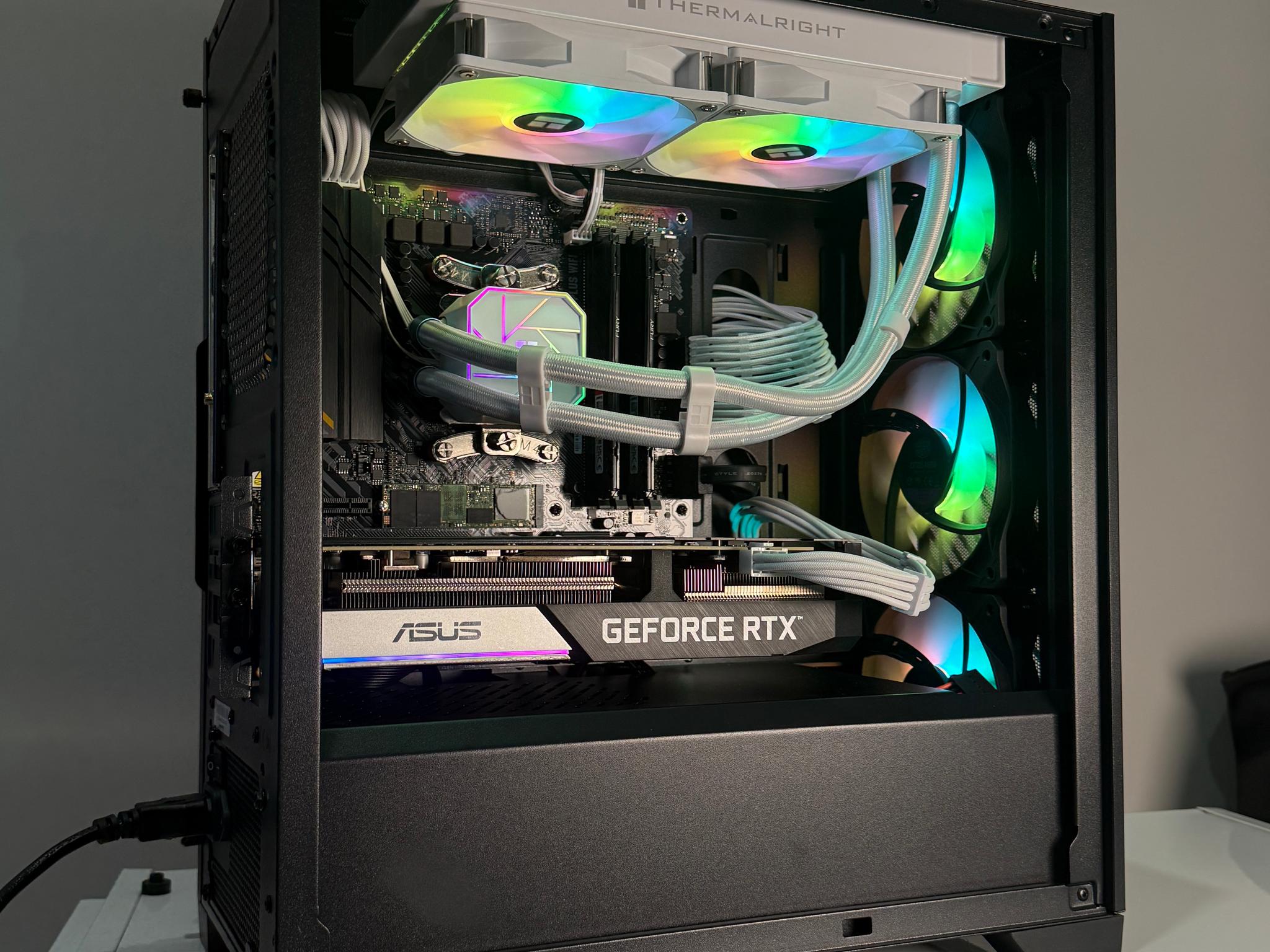 1440p High FPS White🔸RTX 3060ti🔸16gb Memory | 240mm Liquid Cooled AIO