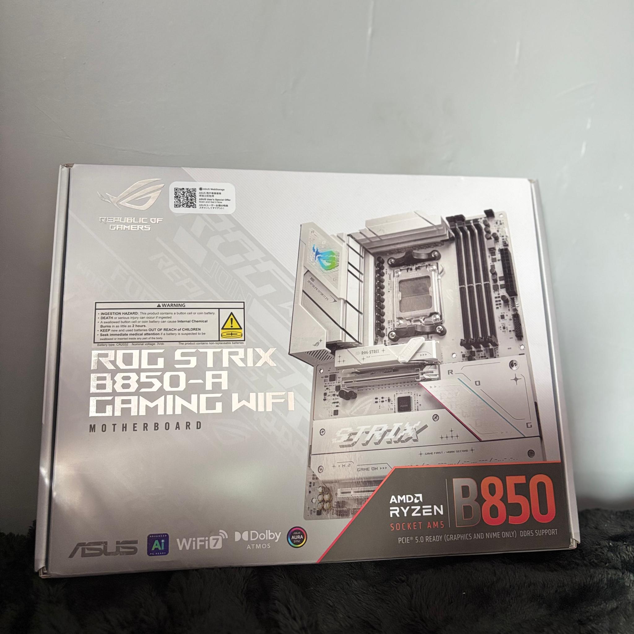ROG Strix B850-A Gaming Wifi