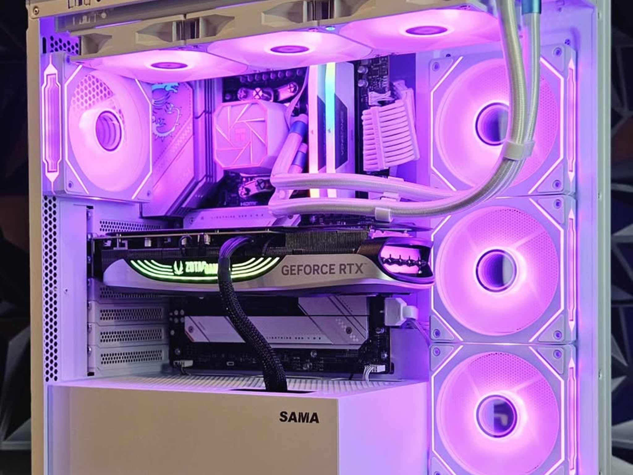 ⚪👻Ghost 👻⚪ Gaming PC (Ryzen 7 + RTX 4070 TI)