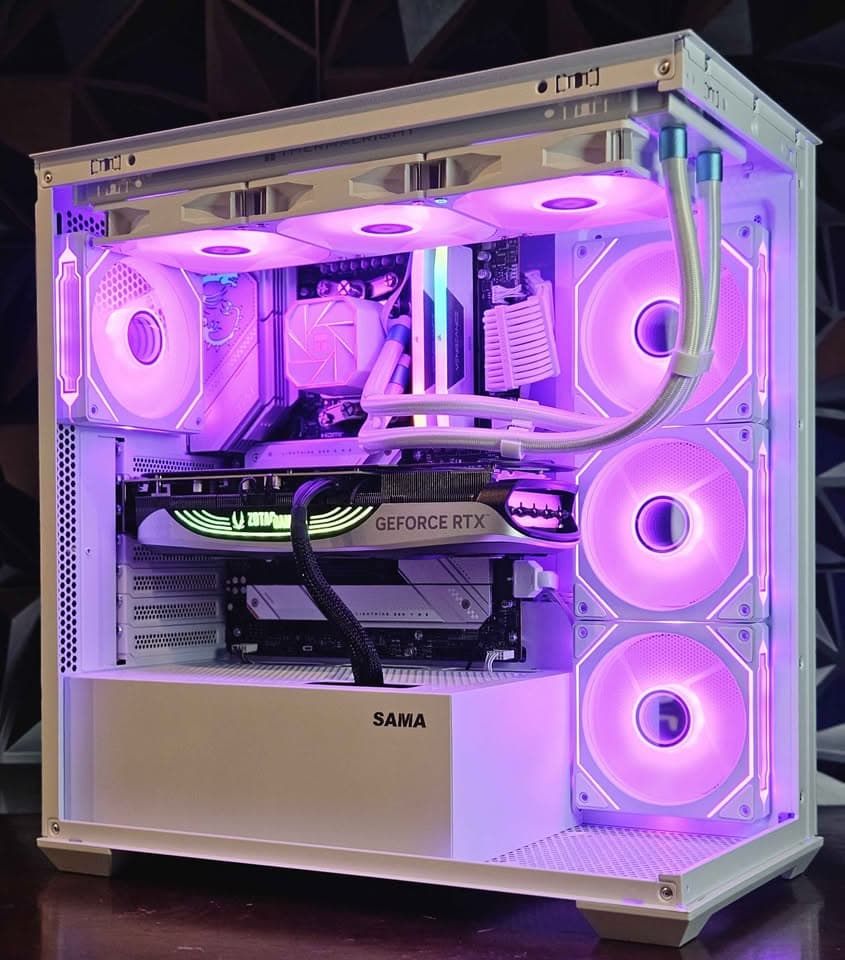 ⚪👻Ghost 👻⚪ Gaming PC (Ryzen 7 + RTX 4070 TI)