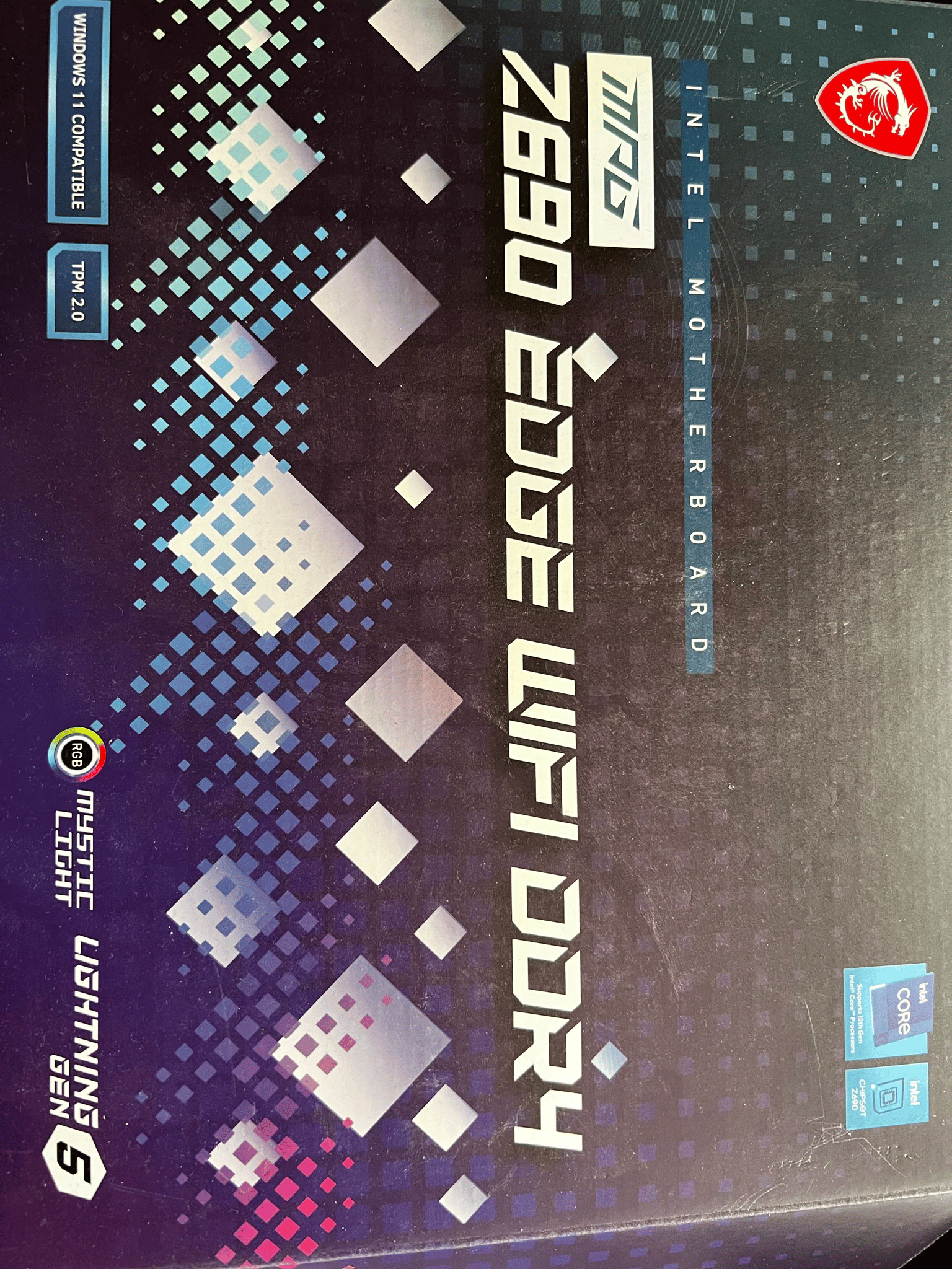 MSI Z690 Edge WiFi DDR4 Motherboard (READ DESCRIPTION)