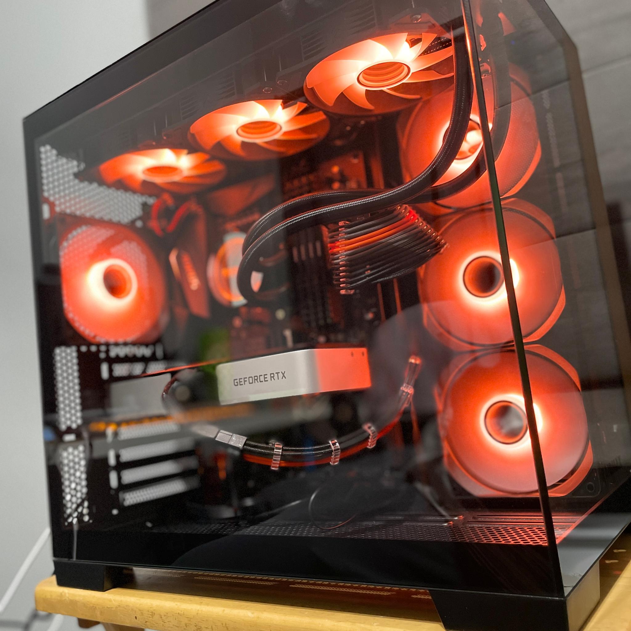 ☀️ SolarFlare RTX Gaming PC – 3060 Ti Performance Build