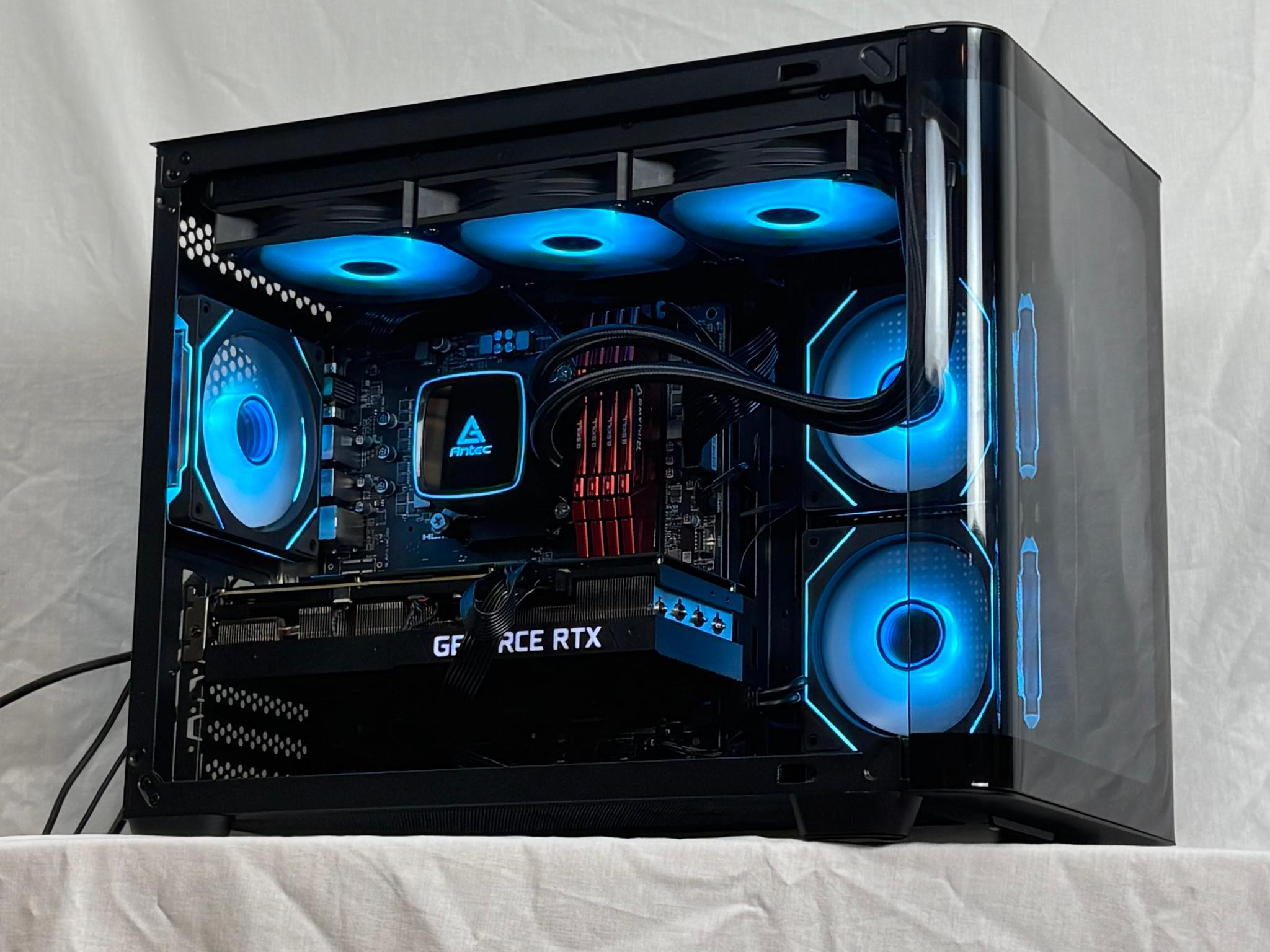 ♠️♣️ BLACK GAMING PC | RTX 3080 10GB | 1TB SSD | Ryzen 5 5600x | 32GB DDR4 | FREE SHIPPING! ♠️♣️