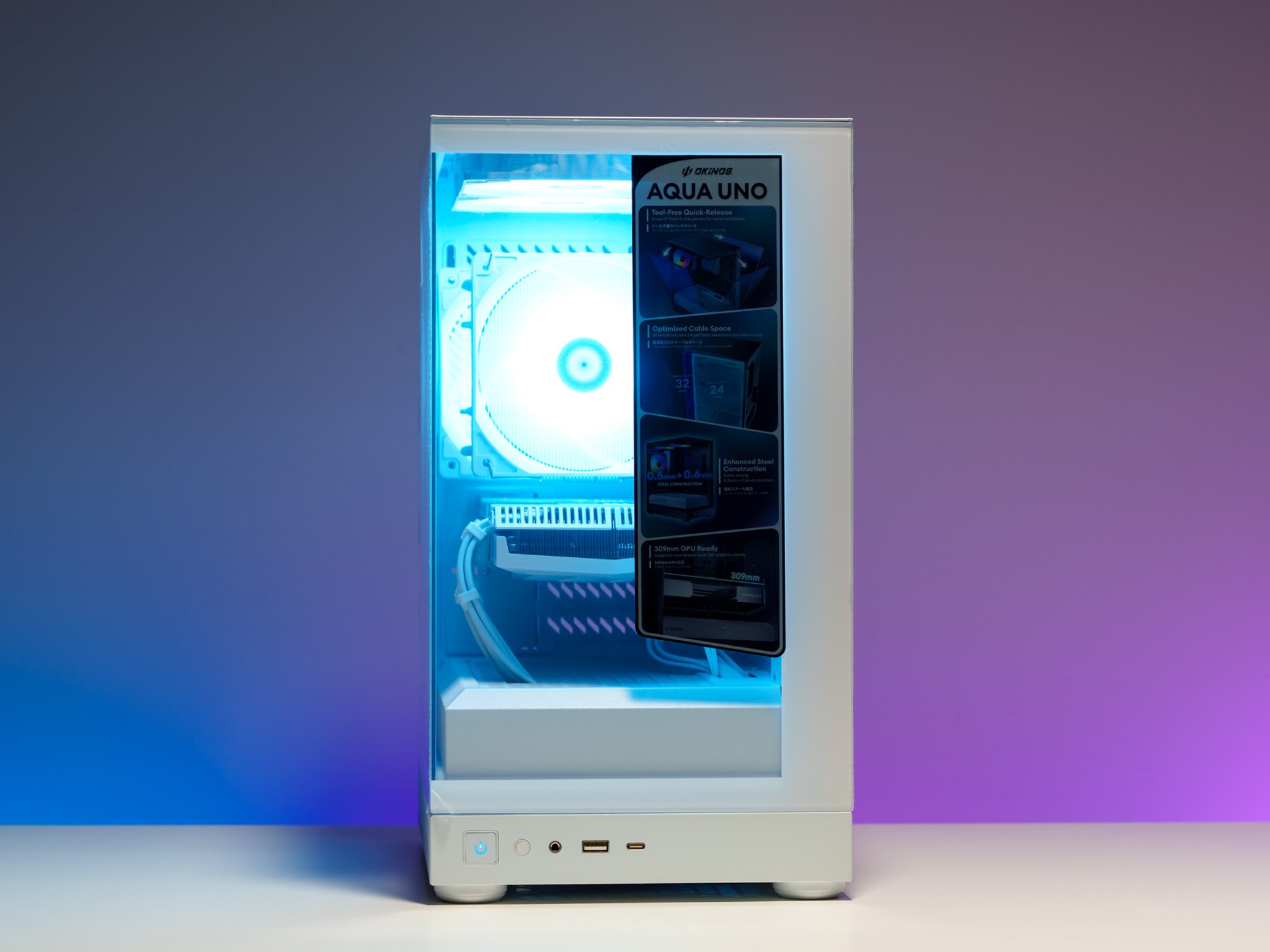 All White Gaming PC | RTX 3060 Ti | Ryzen 5 | 16GB DDR4 | 512GB m.2 drive | 750W PSU