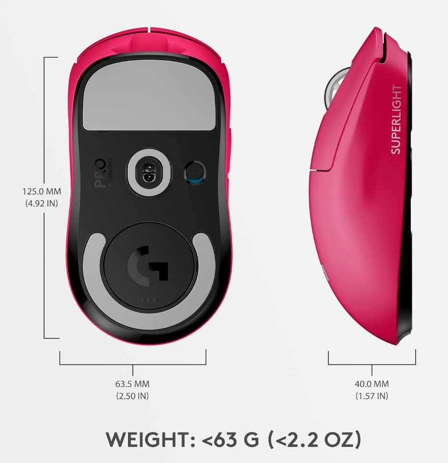 BNIB Logitech G PRO X SUPERLIGHT Wireless Gaming Mouse