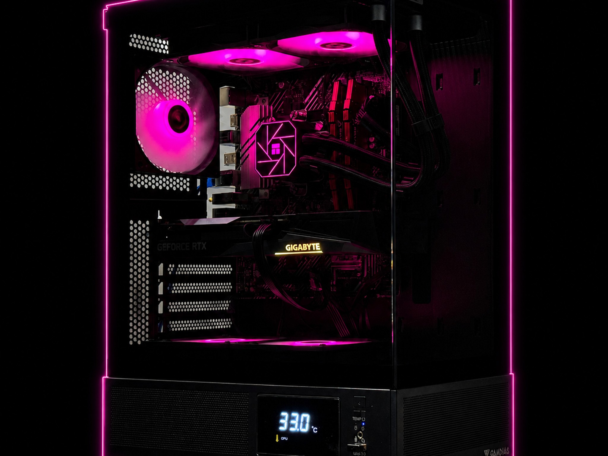 i9-10900KF / RTX 3060 / 16GB Ram / 500GB SSD / Liquid cooled computer