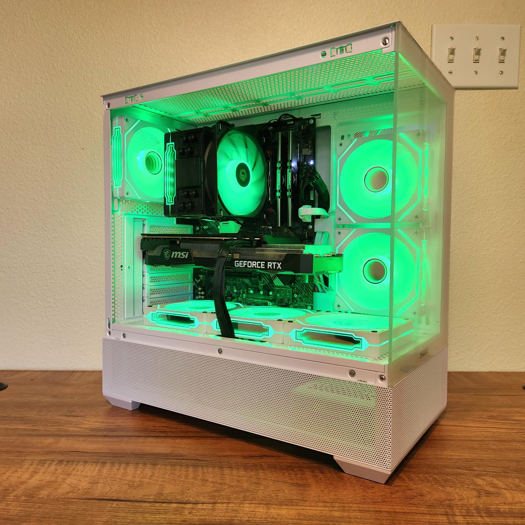 Powerful White Gaming PC | RTX 3070 | RYZEN 7 3800X | 32GB RAM | 1TB SSD | WiFi + BT