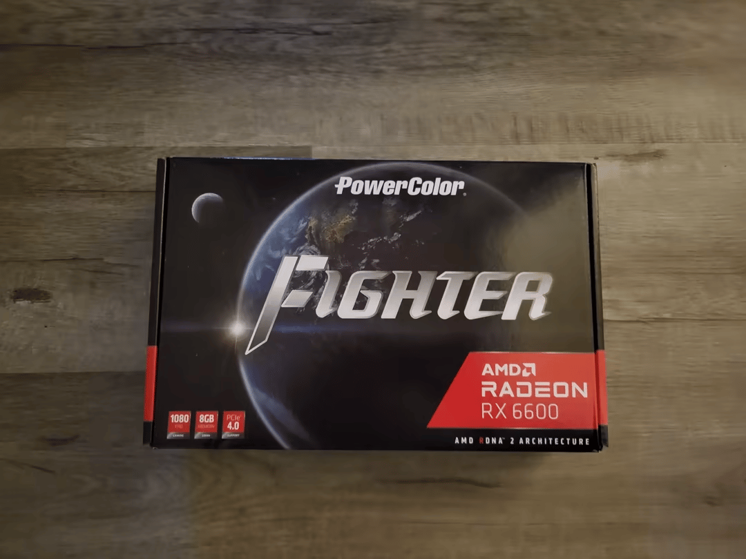 PowerColor Fighter AMD Radeon RX 6600 Graphics Card with 8GB GDDR6 Memory