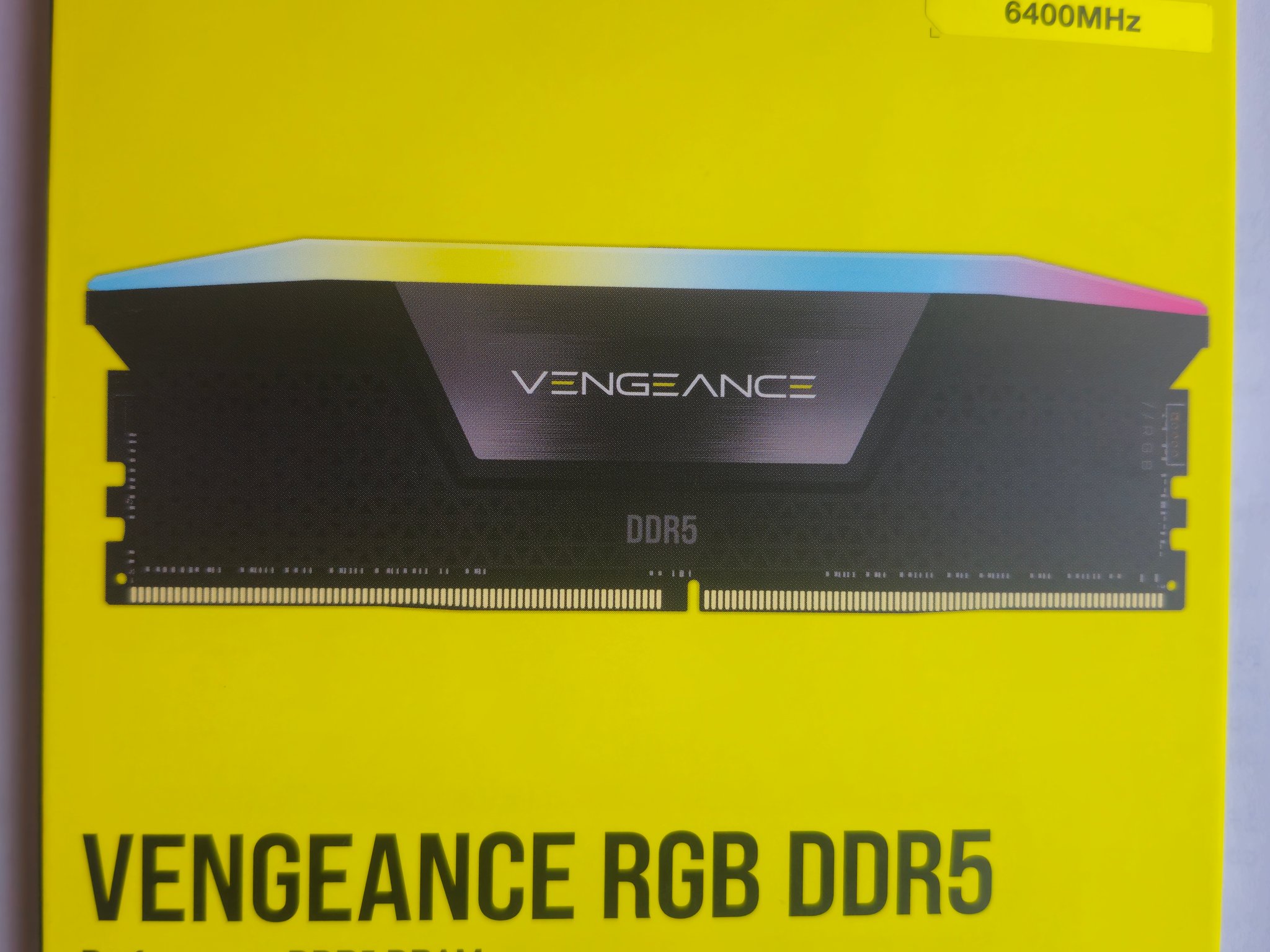 Corsair Vengeance RGB DDR5 64GB (2x32) 6400MHz CL32 Memory SEALED BRAND NEW