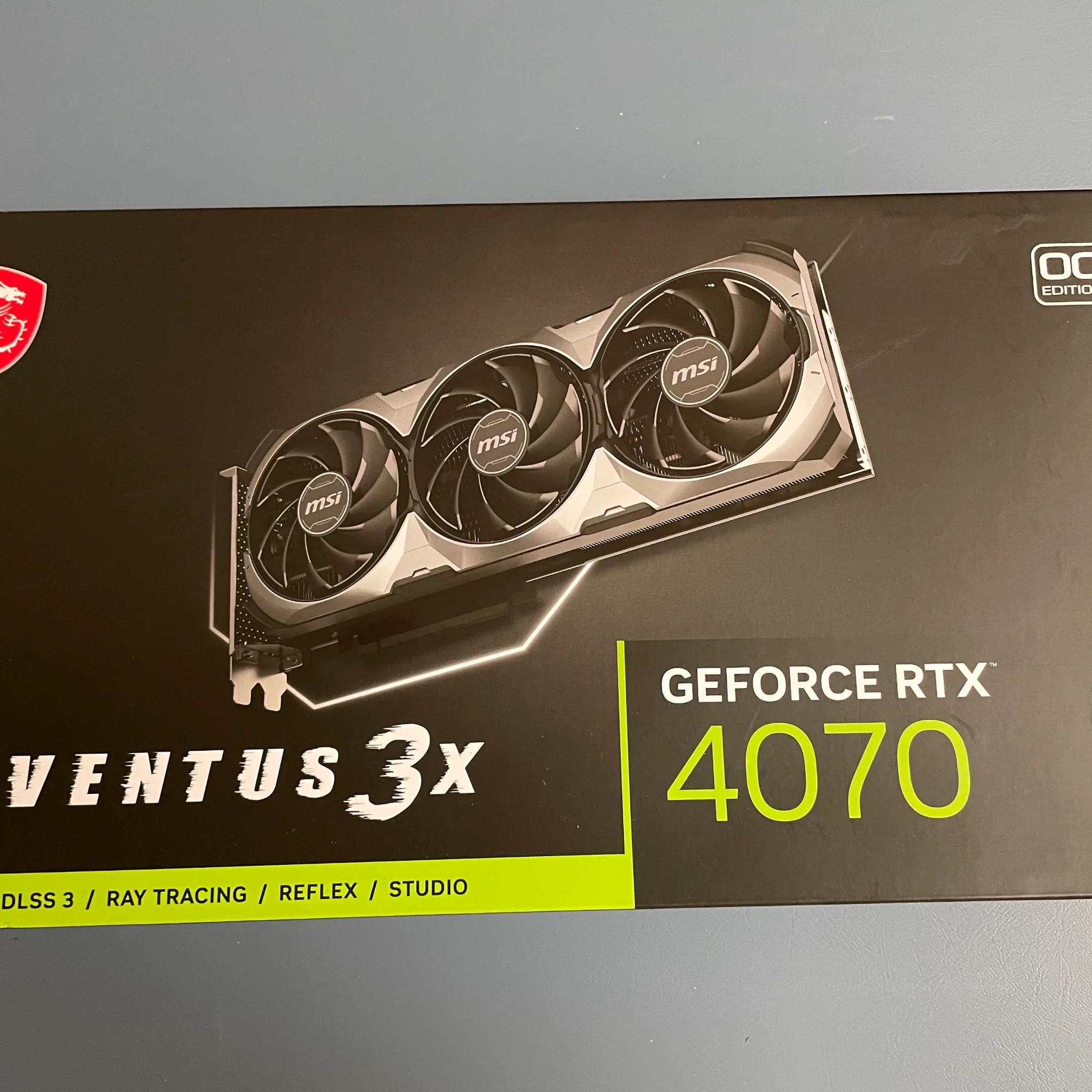 LIKE NEW! MSI RTX 4070 VENTUS 3X 12G OC