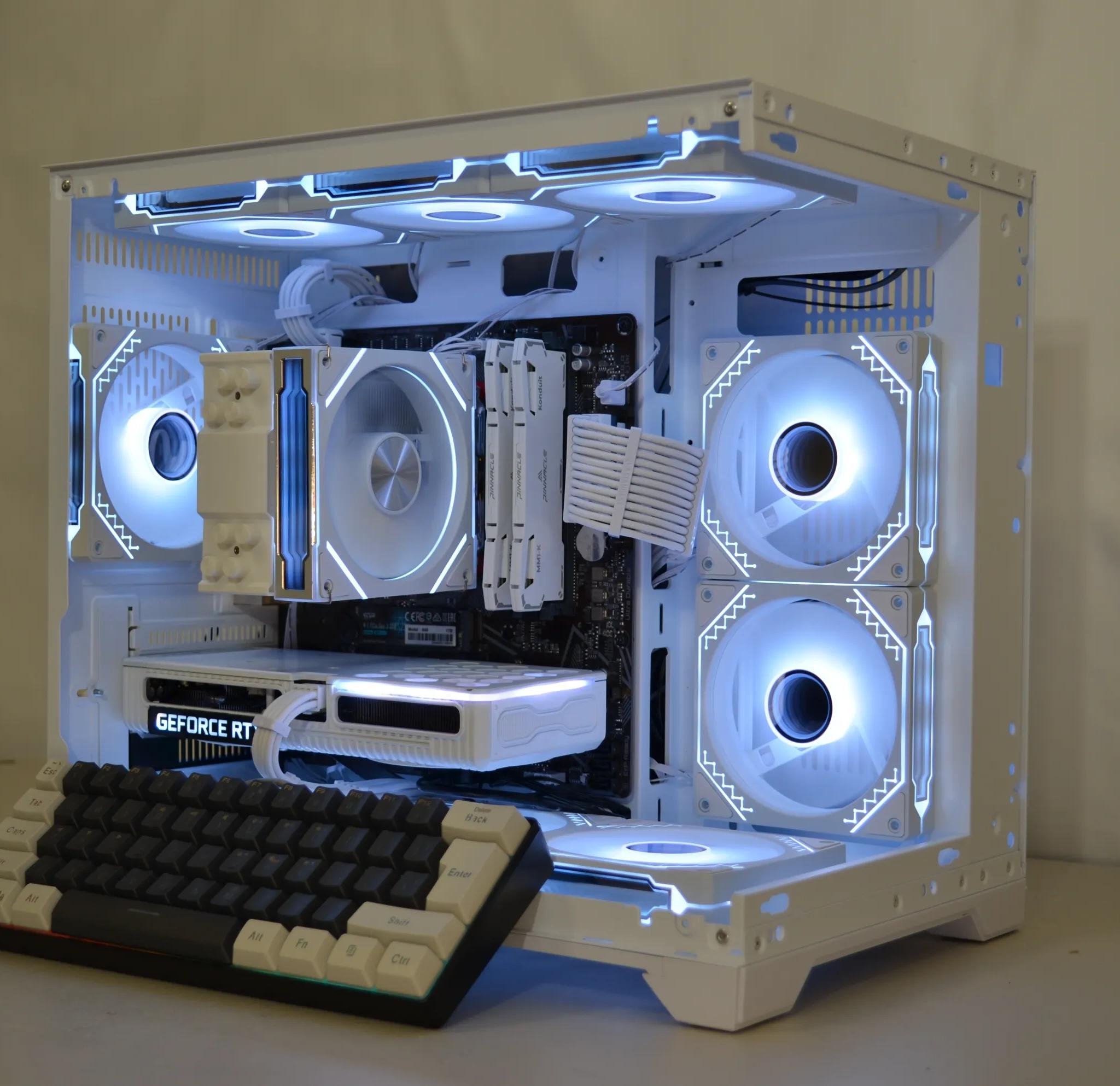 ⚪White Out⚪ Free Keyboard⌨️ | RTX 3060ti | Ryzen 5 5500 | 1tb NVMe | Windows 11 FULLY ACTIVATED