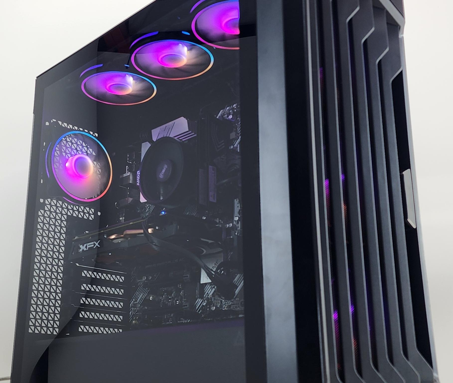 Gaming PC Ryzen 5 5500 16GB RAM 256GB SSD+1TB HDD RX 580 8GB Windows 11 Computer