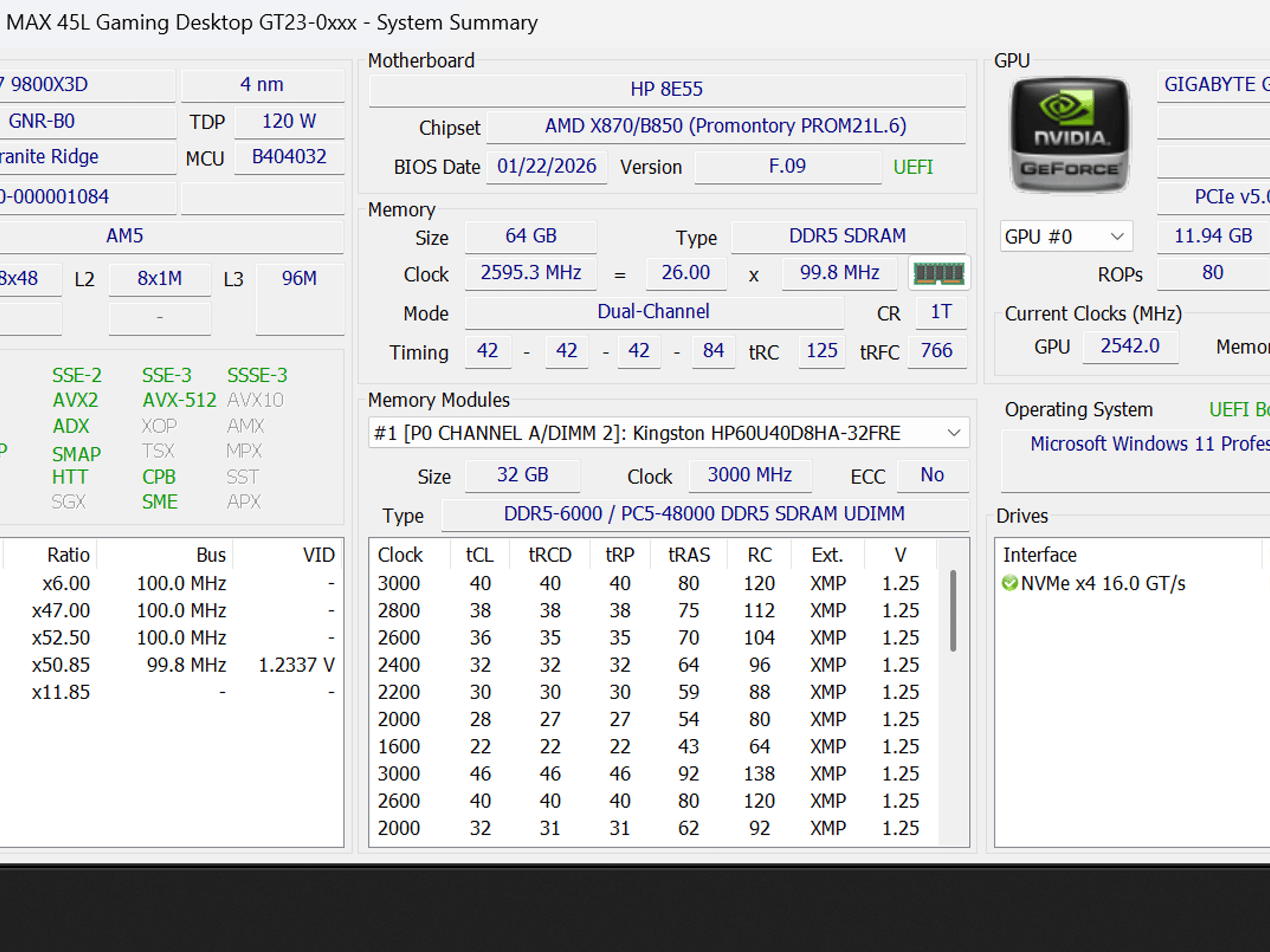 Omen 45L 9800X3D Prebuilt + 5070