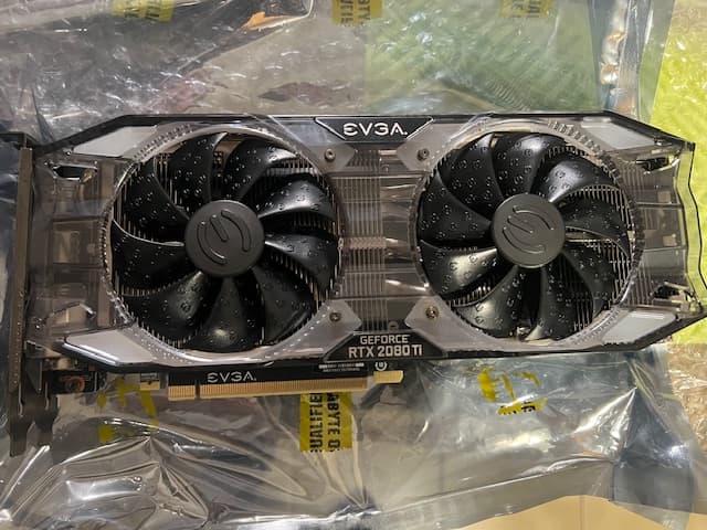 EVGA GeForce RTX 2080 Ti XC Dual-Fan 11GB GDDR6 PCIe 3.0 Graphics Card