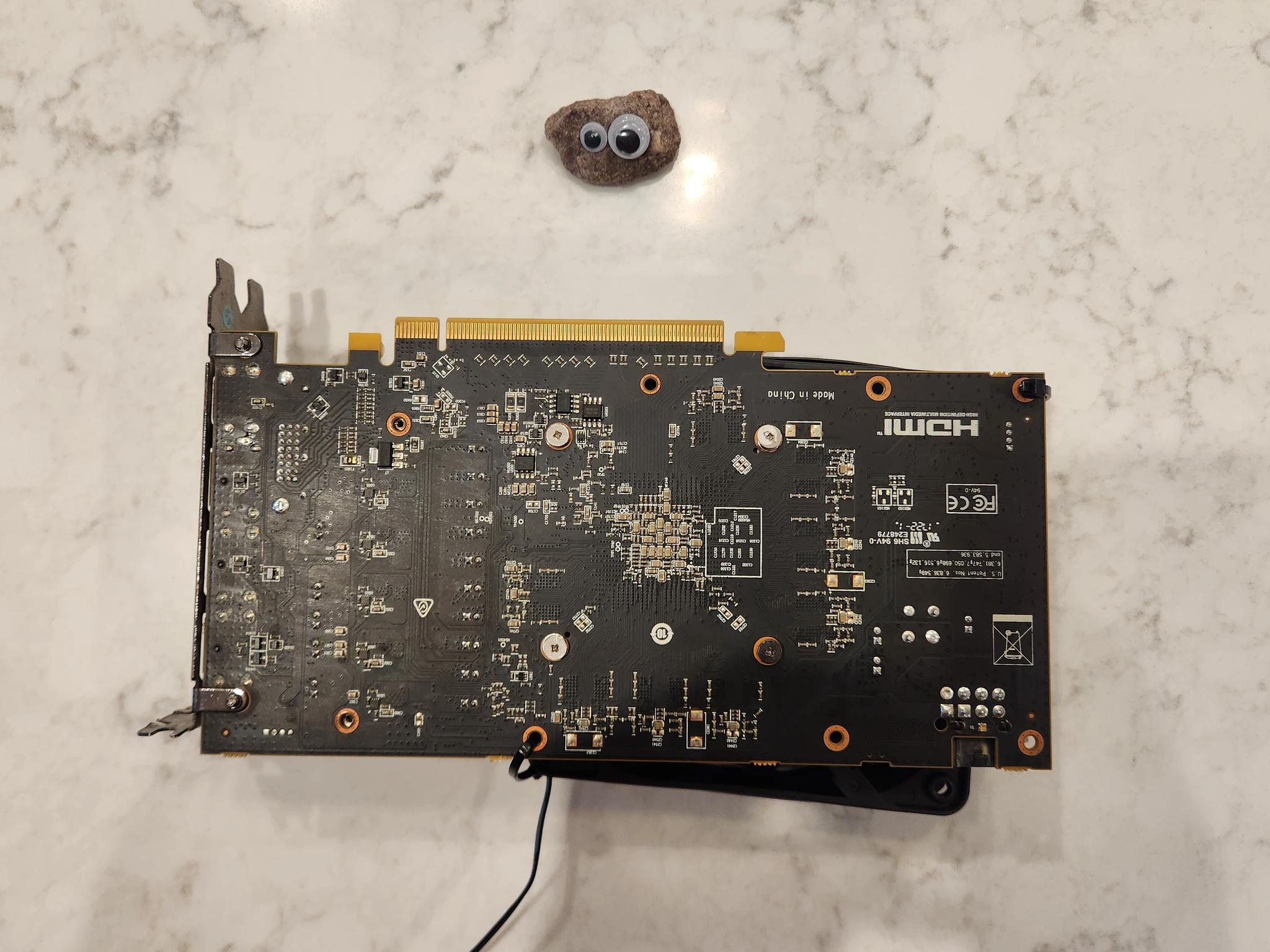 **READ** RX 470 4GB (XFX Passive Cooler) w/ 120mm case fan added - Working but AS-IS