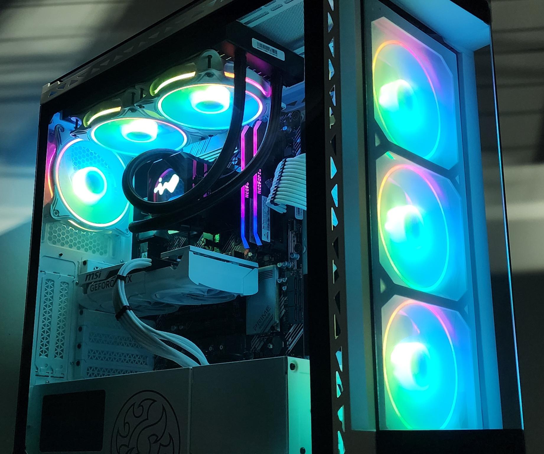 Gaming PC Ryzen 7 5700X 16GB RAM 500GB SSD RTX 5060  8GB Windows 11 Computer