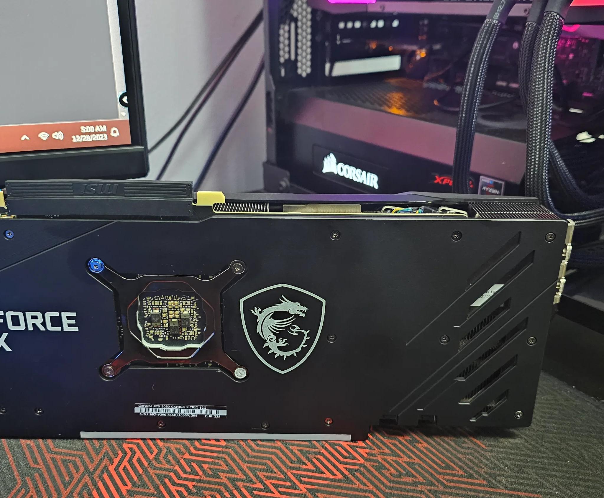 MSI RTX 3060 12GB TRIO FAN WITH RGB