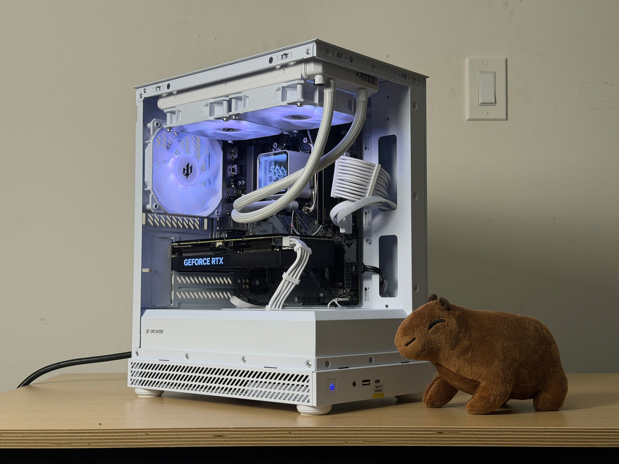 ❄️White Gaming PC | Ryzen 5 7500f, RTX 4060 Ti, 16GB RAM, 1TB SSD ❄️ - WiFi + Bluetooth