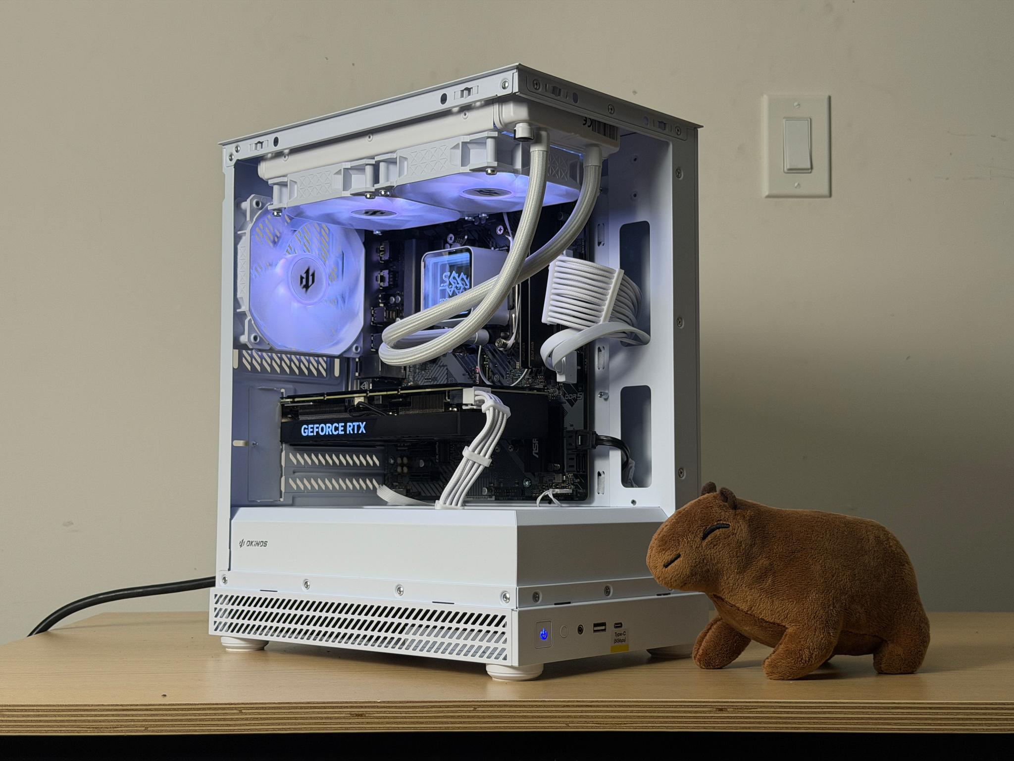 ❄️White Gaming PC | Ryzen 5 7500f, RTX 4060 Ti, 16GB RAM, 1TB SSD ❄️ - WiFi + Bluetooth