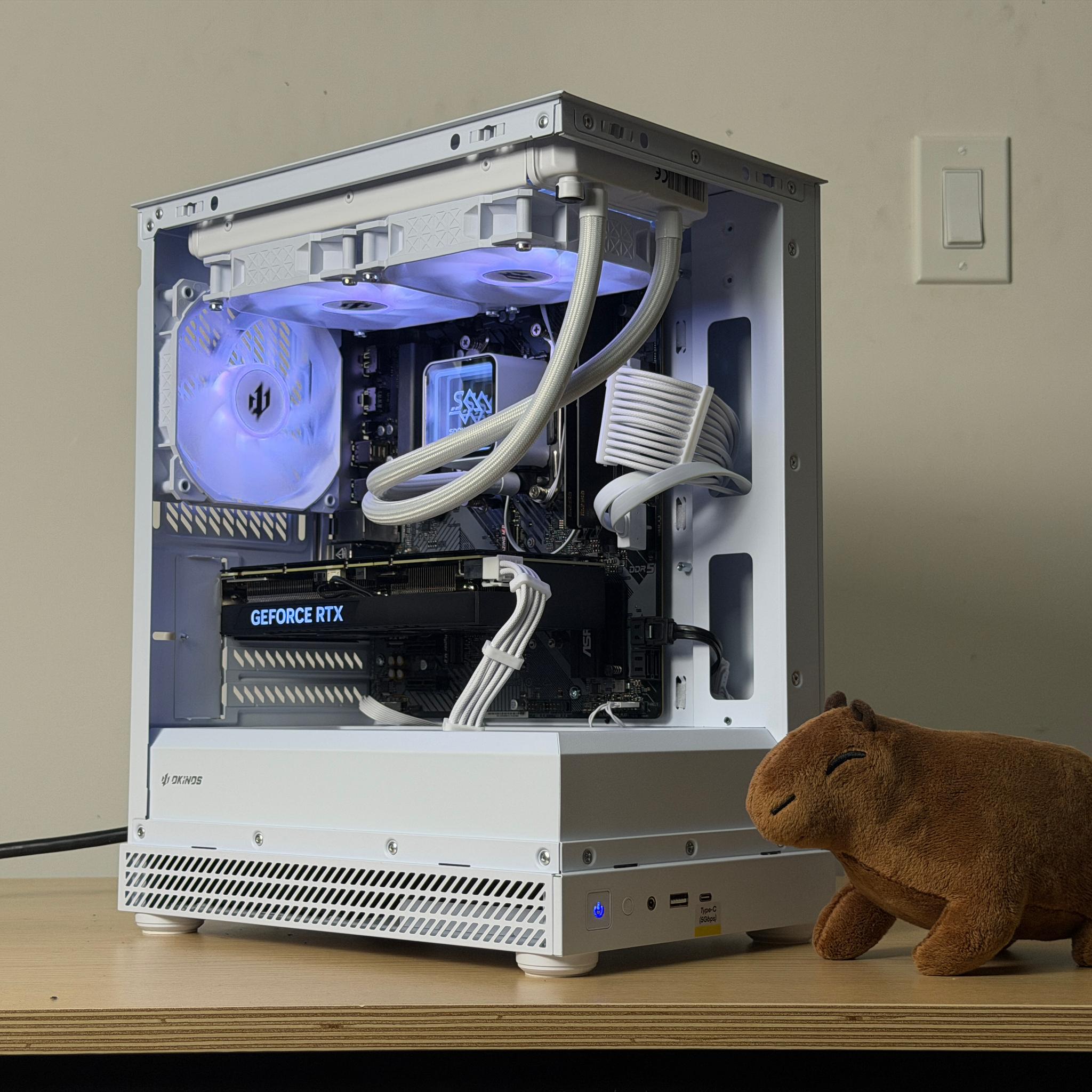 ❄️White Gaming PC | Ryzen 5 7500f, RTX 4060 Ti, 16GB RAM, 1TB SSD ❄️ - WiFi + Bluetooth