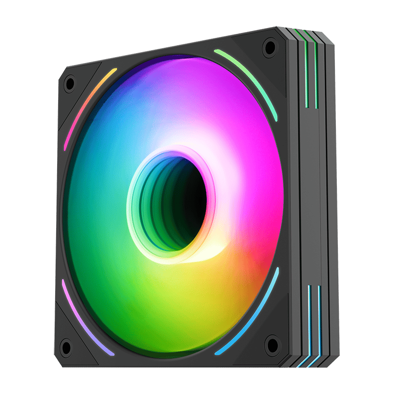 Bulk Clearance!!! – 60x Segotep HQ12 BLACK/WHITE 120mm PWM ARGB Case Fans | Infinite Mirror Design