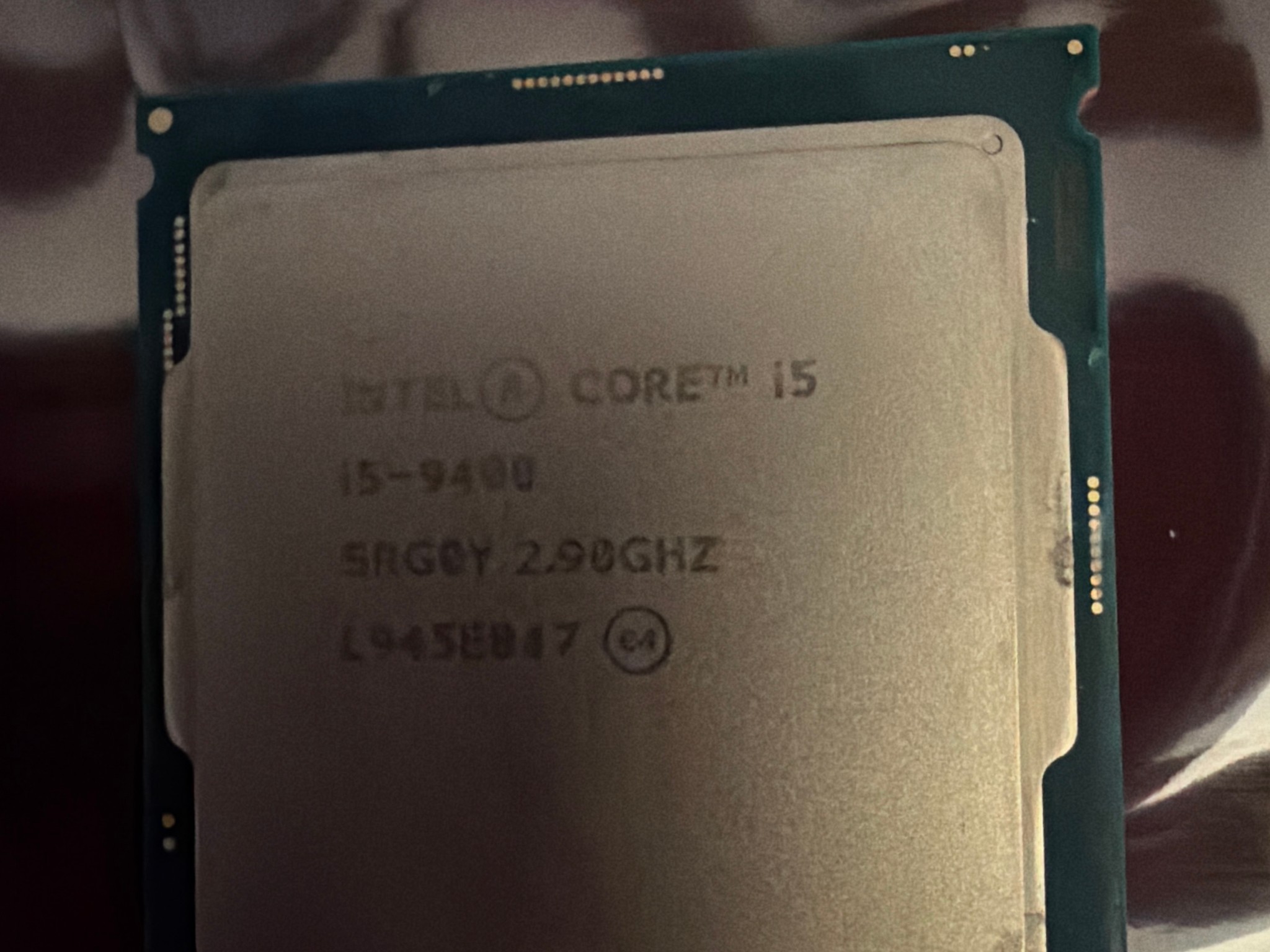Intel Core i5-9400 Tested Working
