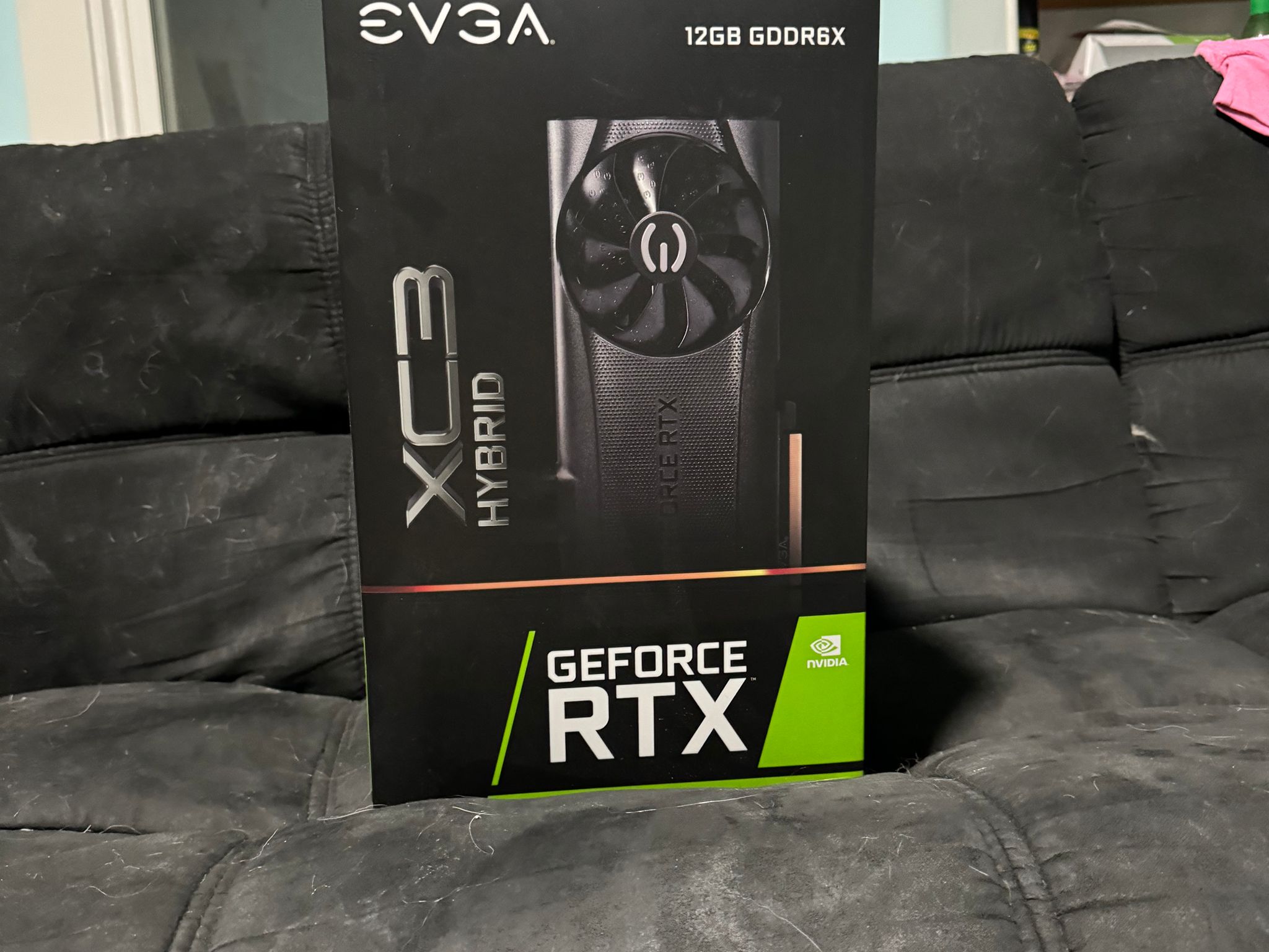 EVGA (12G-P5-4868-KL) GeForce RTX 3080 12GB GDDR6 XC6 ULTRA Hybrid Graphics Card