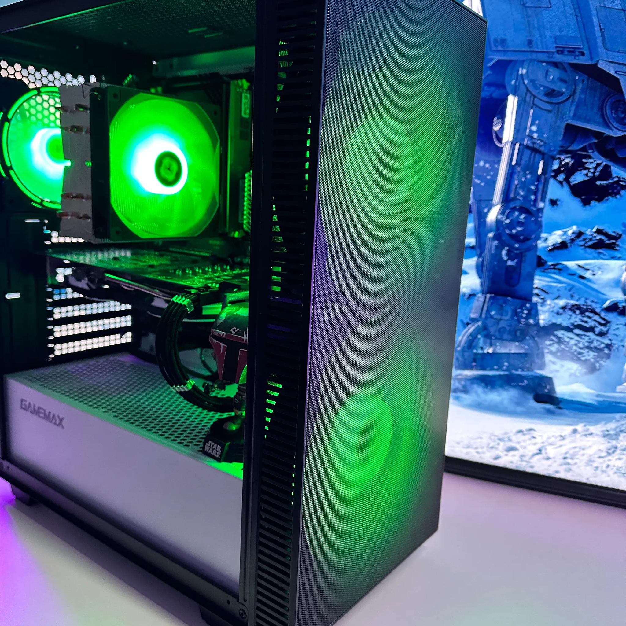 🌌Cobb Vanth🌌-Gaming PC- Intel Xeon 2680 V3 12 Cores-AMD RX 580 4GB-16GB DDR4 RAM-512GB NVME