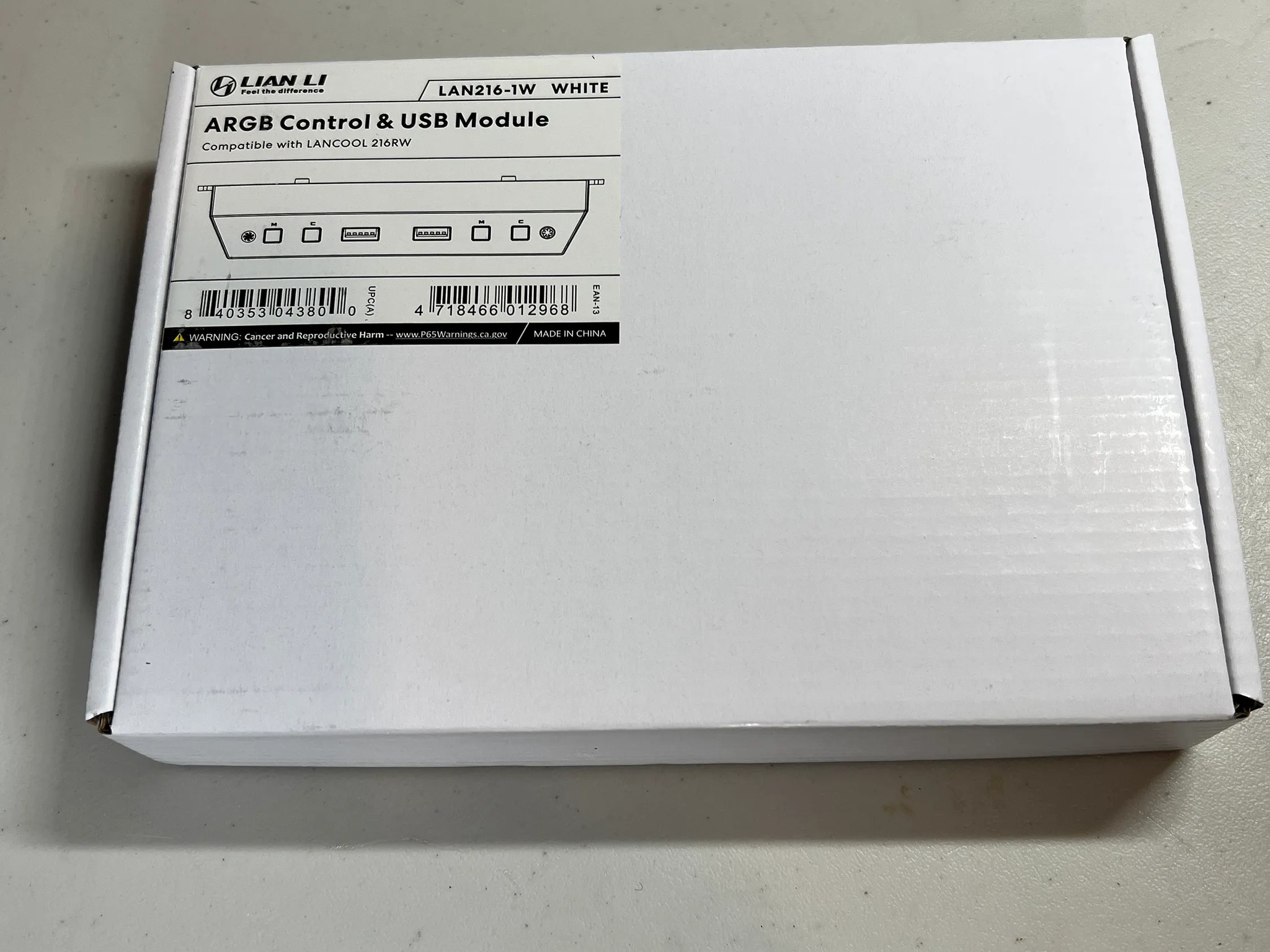 Lian Li LANCOOL 216 ARGB Control & USB Module (White)