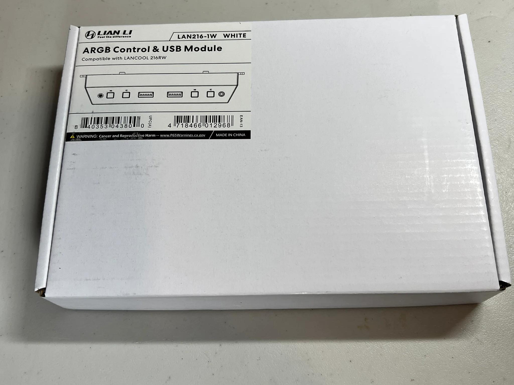Lian Li LANCOOL 216 ARGB Control & USB Module (White)