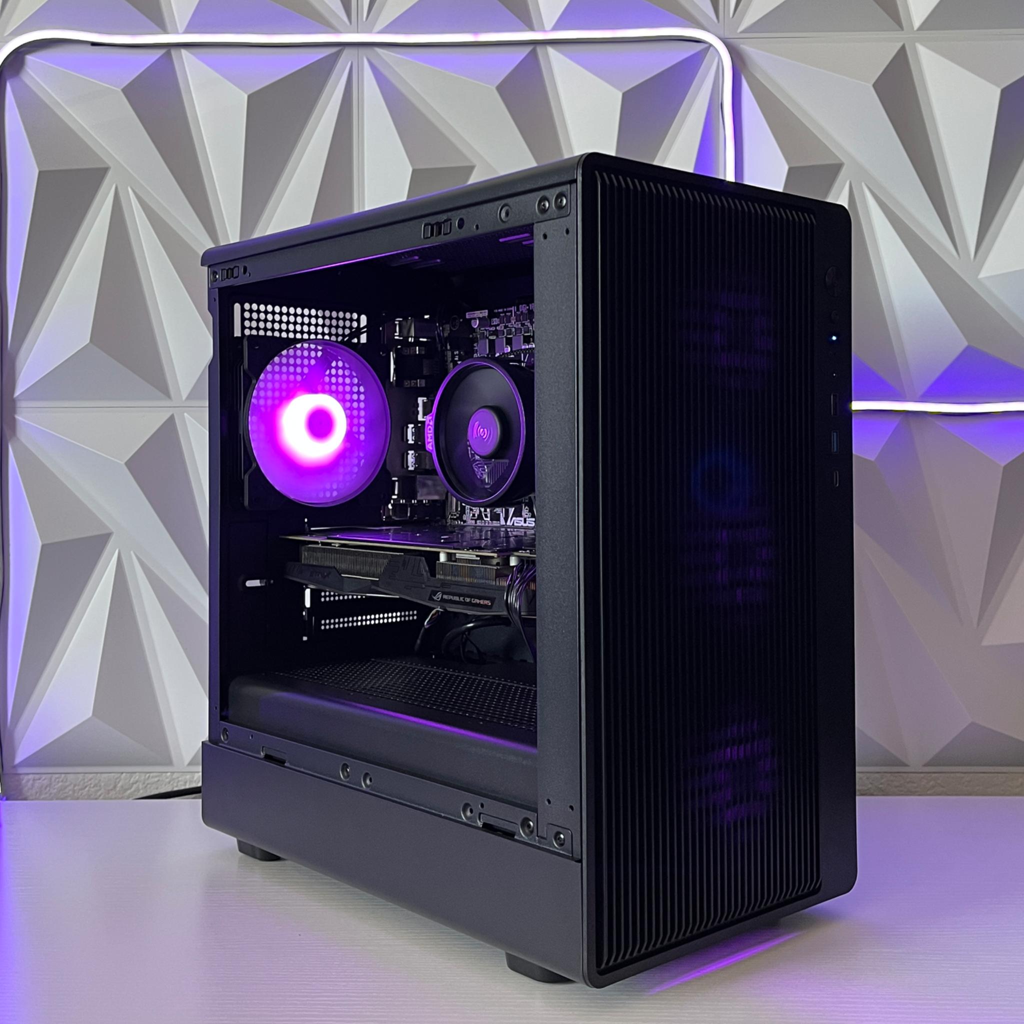 GTX 1060 6GB, Ryzen 5 2600, 16GB RAM | Black RGB Gaming Computer/PC