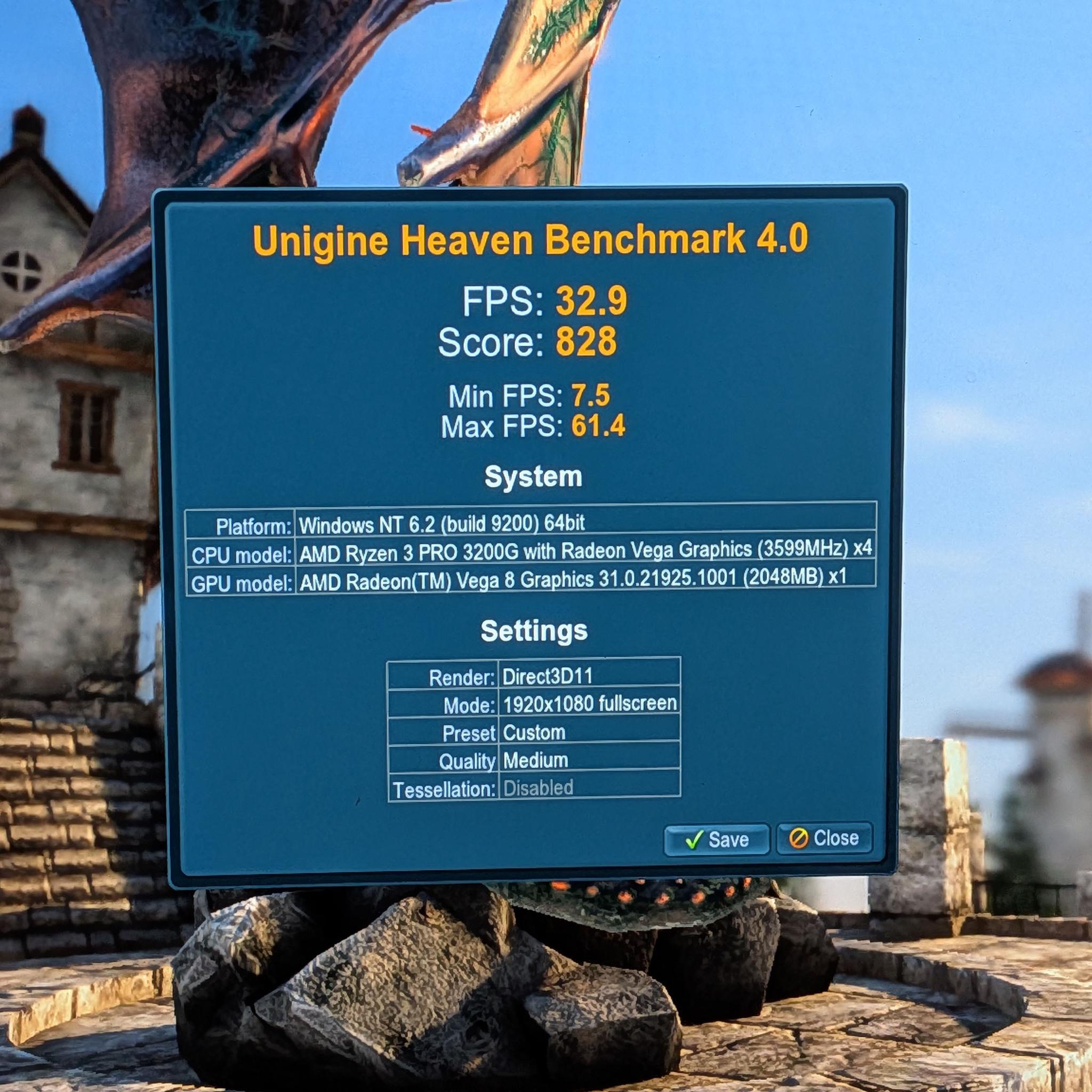 Ultra Budget iGPU PC | AMD Ryzen 3200G, 16GB DDR-4 RAM, Vega 8 iGPU, 256GB SSD, WIFI, Win 11 Pro