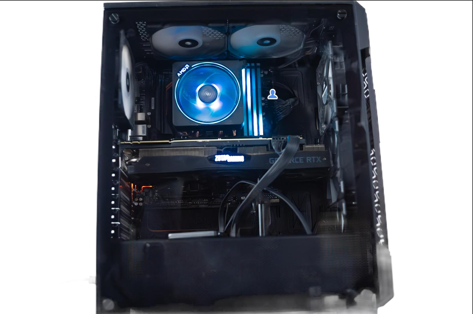FULL GAMING PC - 2080 ti, Ryzen 7 5700X, 32GB RAM, 600w PSU, B450 AORUS MOBO