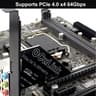 PCIe 4.0 x4 64Gbps Compatible with OCuLink SFF-8612 SFF-8611 External GPU eGPU Mini PC DP