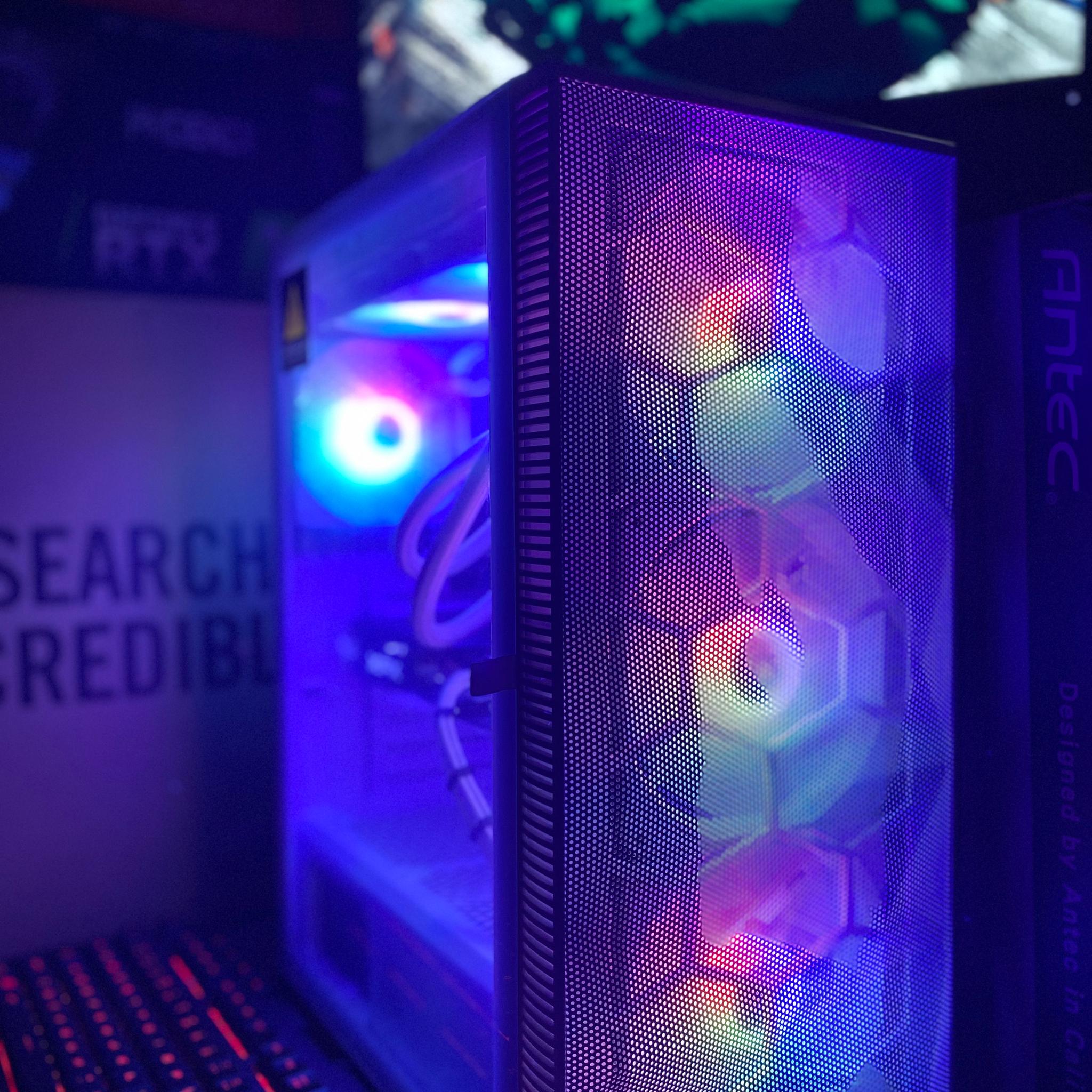 (Liquid Cooled) Ryzen 7| RX 470| 16GB DDR4 XLR8 RGB RAM| 1TB NVMe SSD| Windows 11 PRO