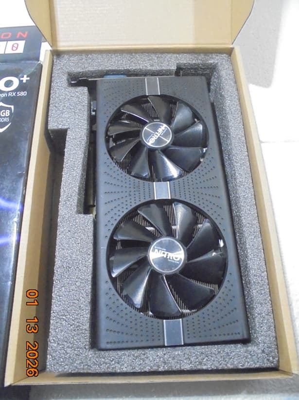 Sapphire Nitro+ RX 580 OC 8GB Dual Bios/LED/Good Condition/Like New