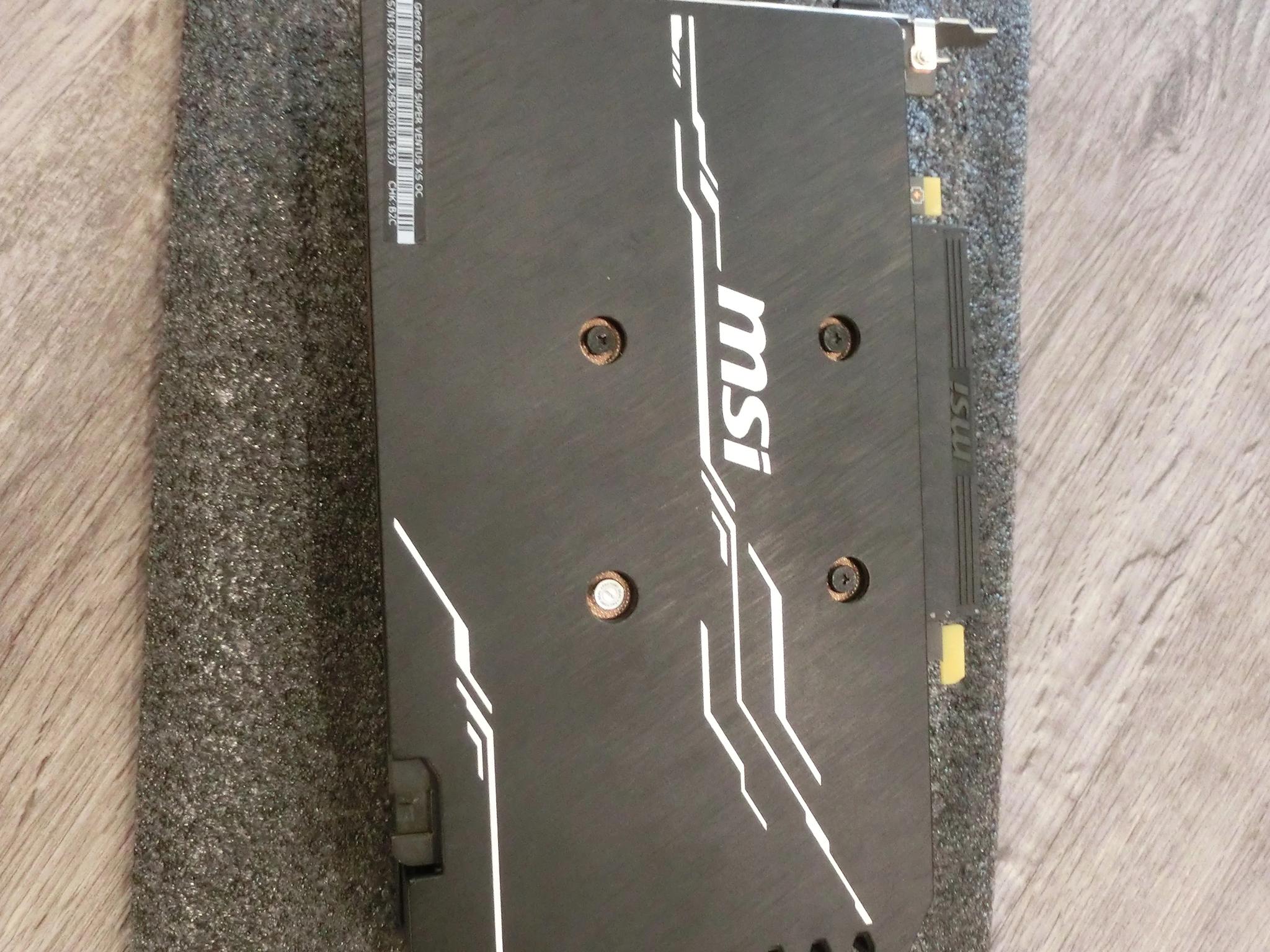 MSI VENTUS XS OC GeForce GTX 1660 SUPER 6 GB Video Card