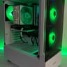 White RGB i7 Gaming PC (E3-1230 v2, 16GB RAM, RX 560, 256GB SSD/1TB HDD