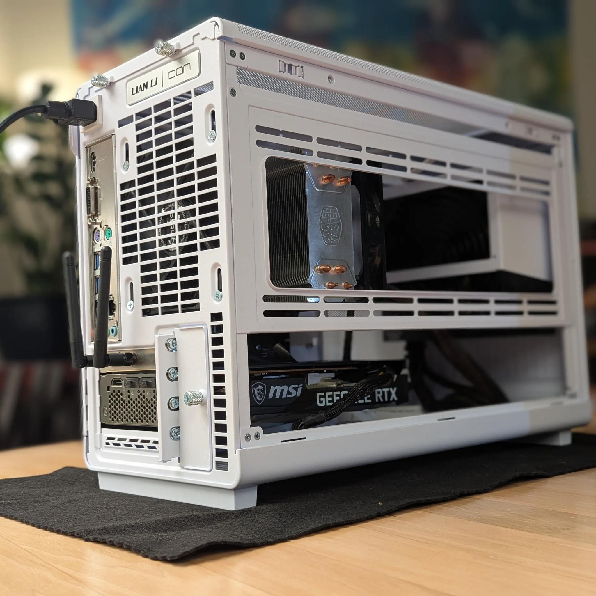 Glacier Forge ❄️ 3060 Ti | Ryzen 5600X | 16GB RAM | 1TB NVMe | WiFi & Windows 11 | MicroATX PC