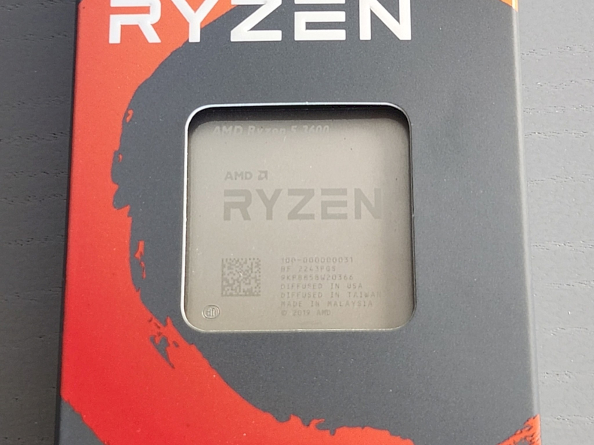 AMD Ryzen 5 3600 boxed w/o Cooler