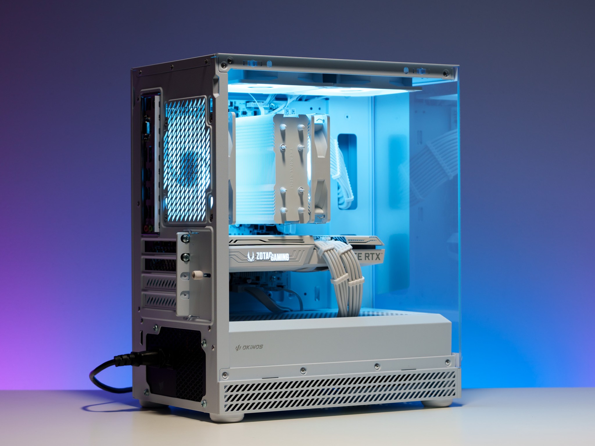 All White Gaming PC | RTX 3060 Ti | Ryzen 5 | 16GB DDR4 | 512GB m.2 drive | 750W PSU