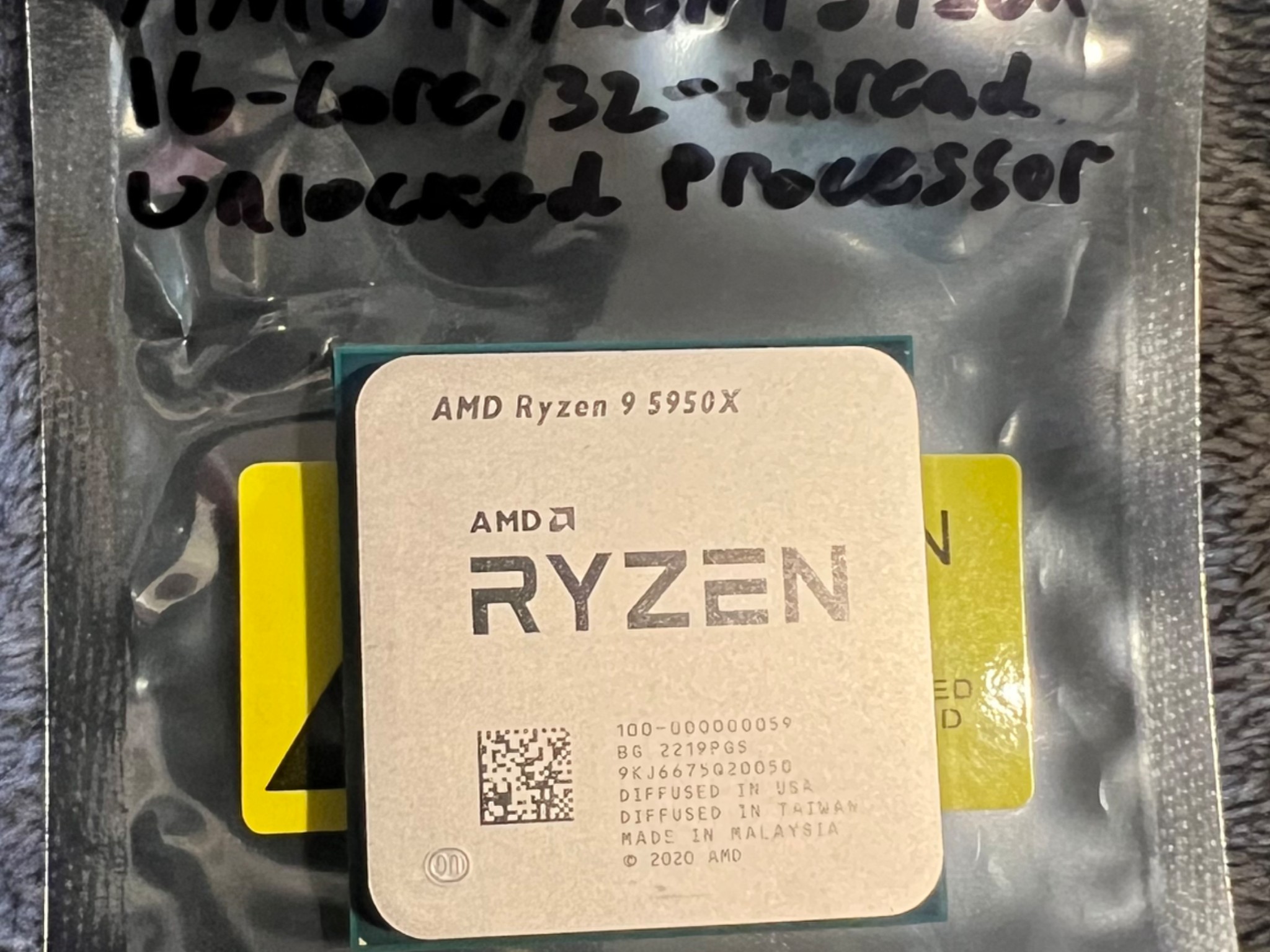 AMD Ryzen 9 5950X 16-Core 32-Thread Unlocked Processor Socket AM4