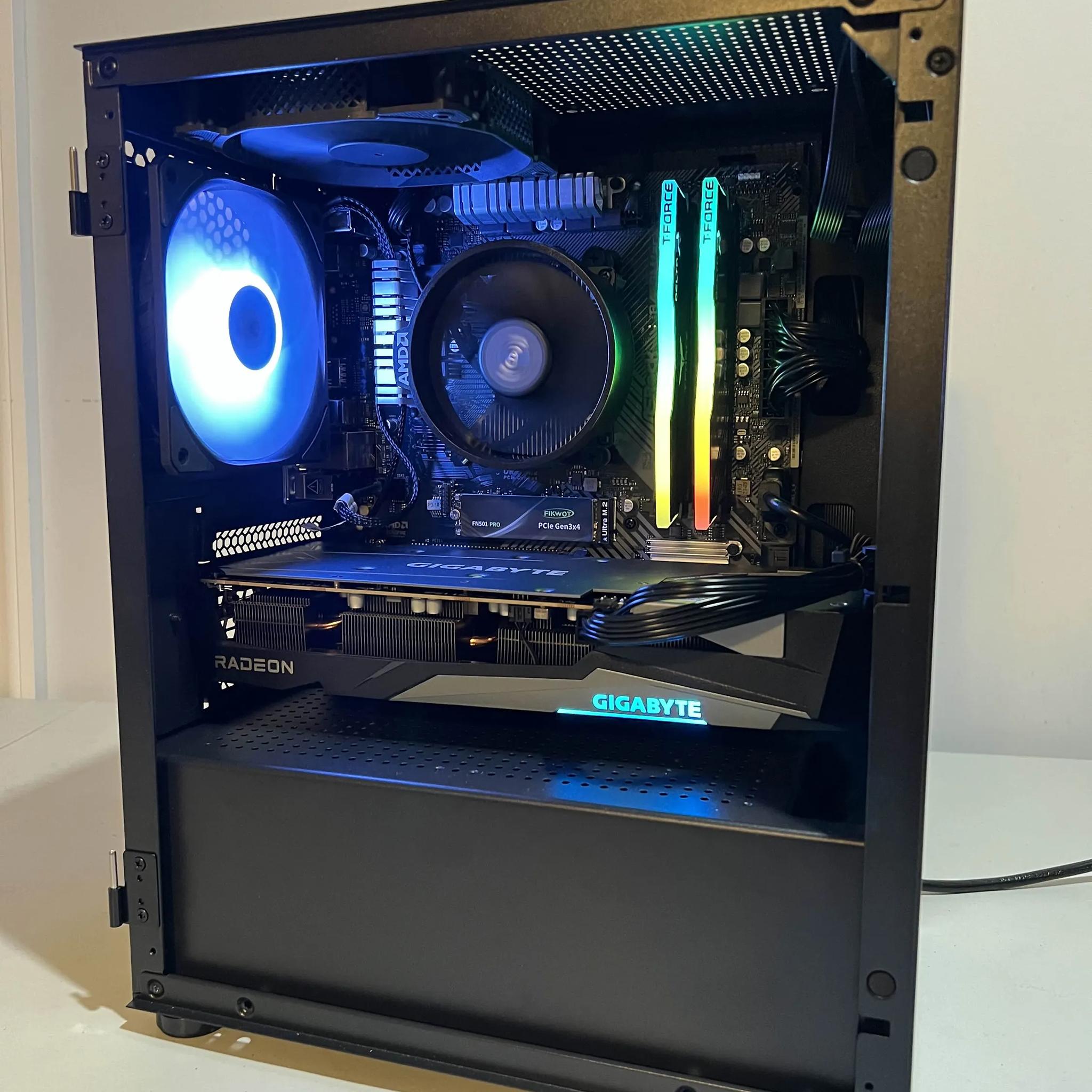 🔥SALE🔥 RX 7600|R5-5500|1TB M.2|16GB RAM-DeepHuo Brand NEW Pre-Built PC