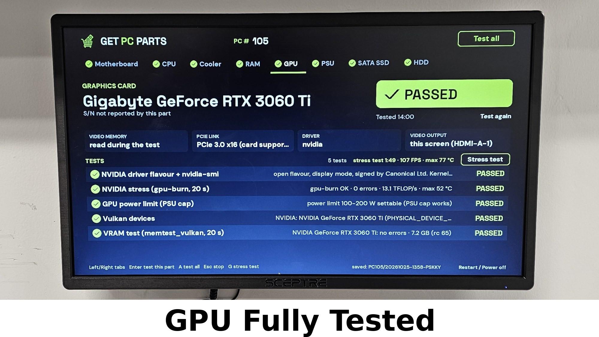 RTX 3060 Ti Gigabyte EAGLE 8GB