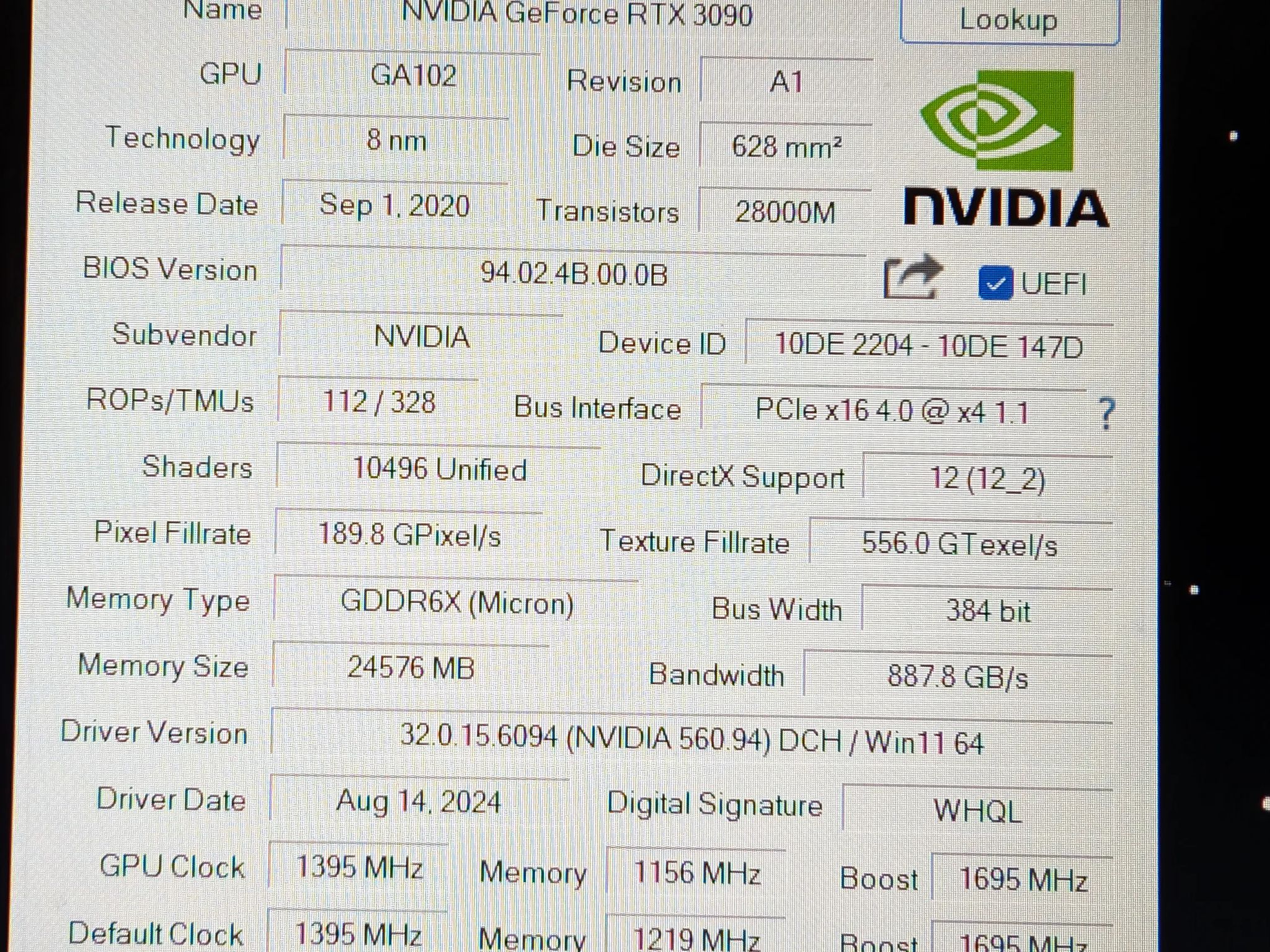3090 Founders Working (as-is hard crashes in games)