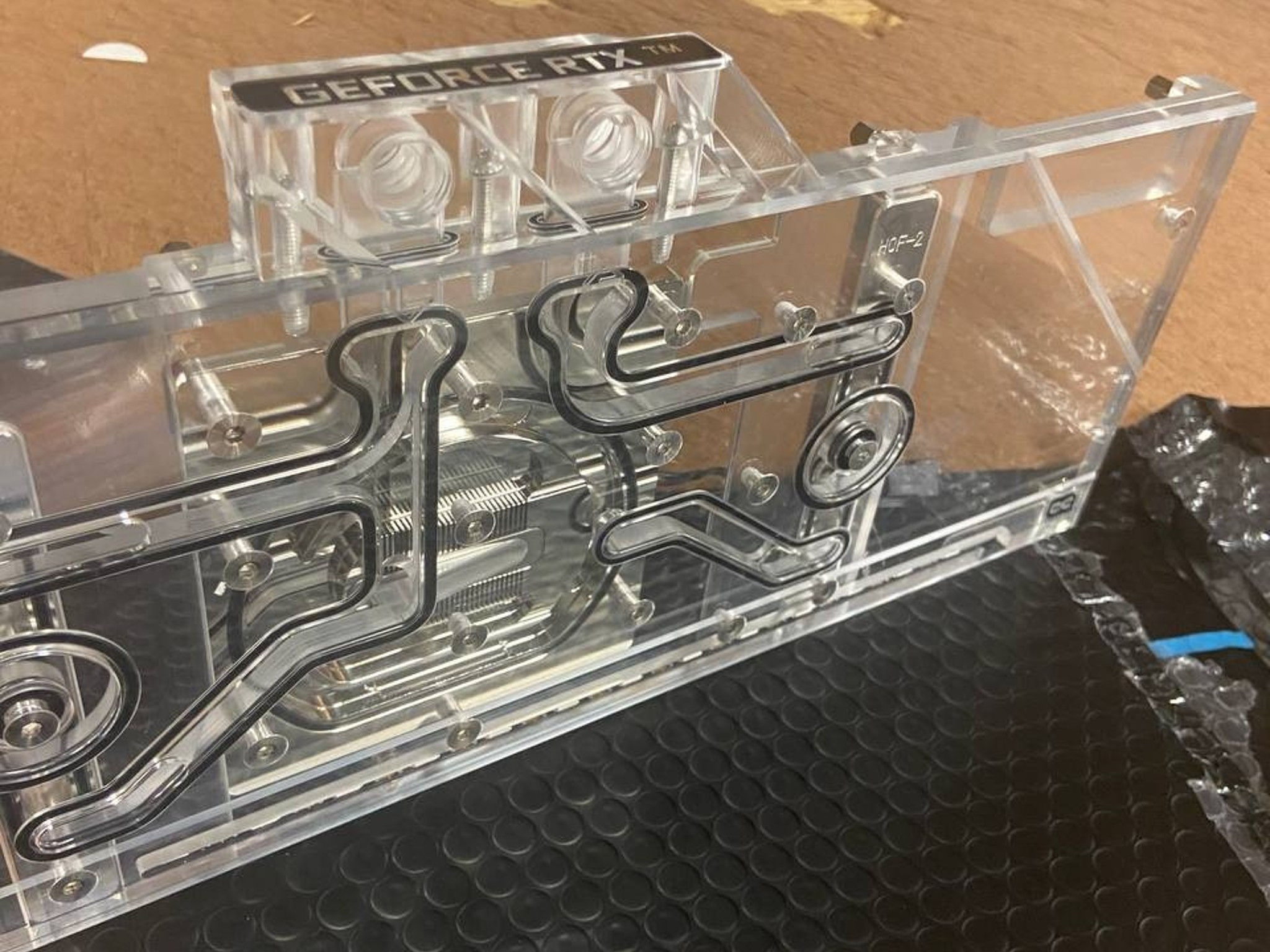 Alphacool Eisblock Aurora Acryl GPX-N RTX 3090/3080 Ti HOF with Backplate (11967